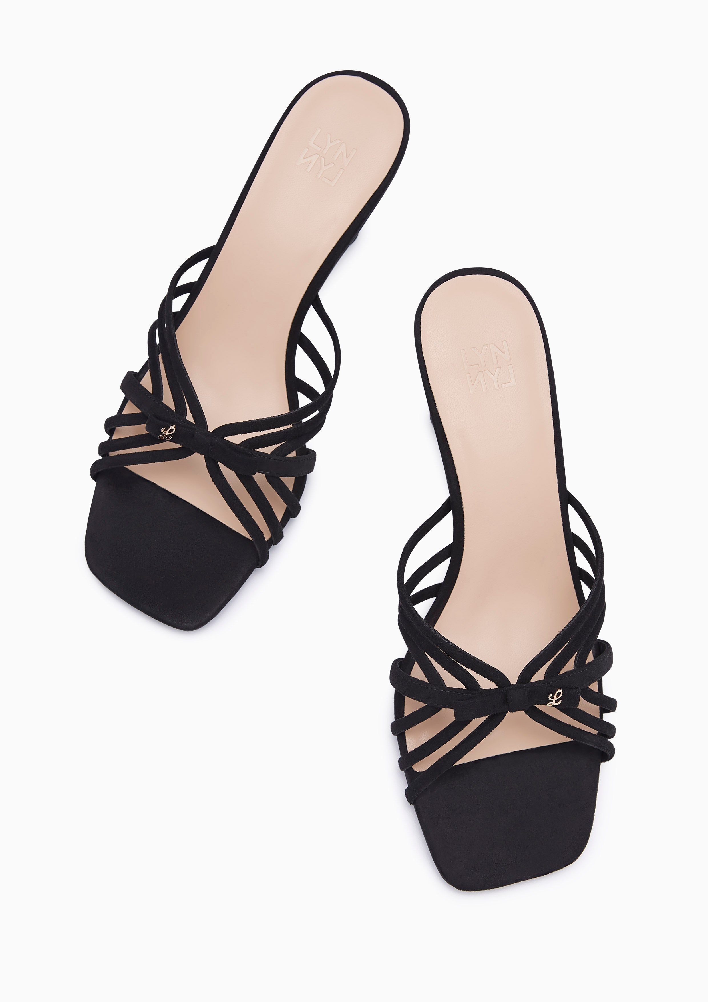 Caro Flats And Sandals - Black