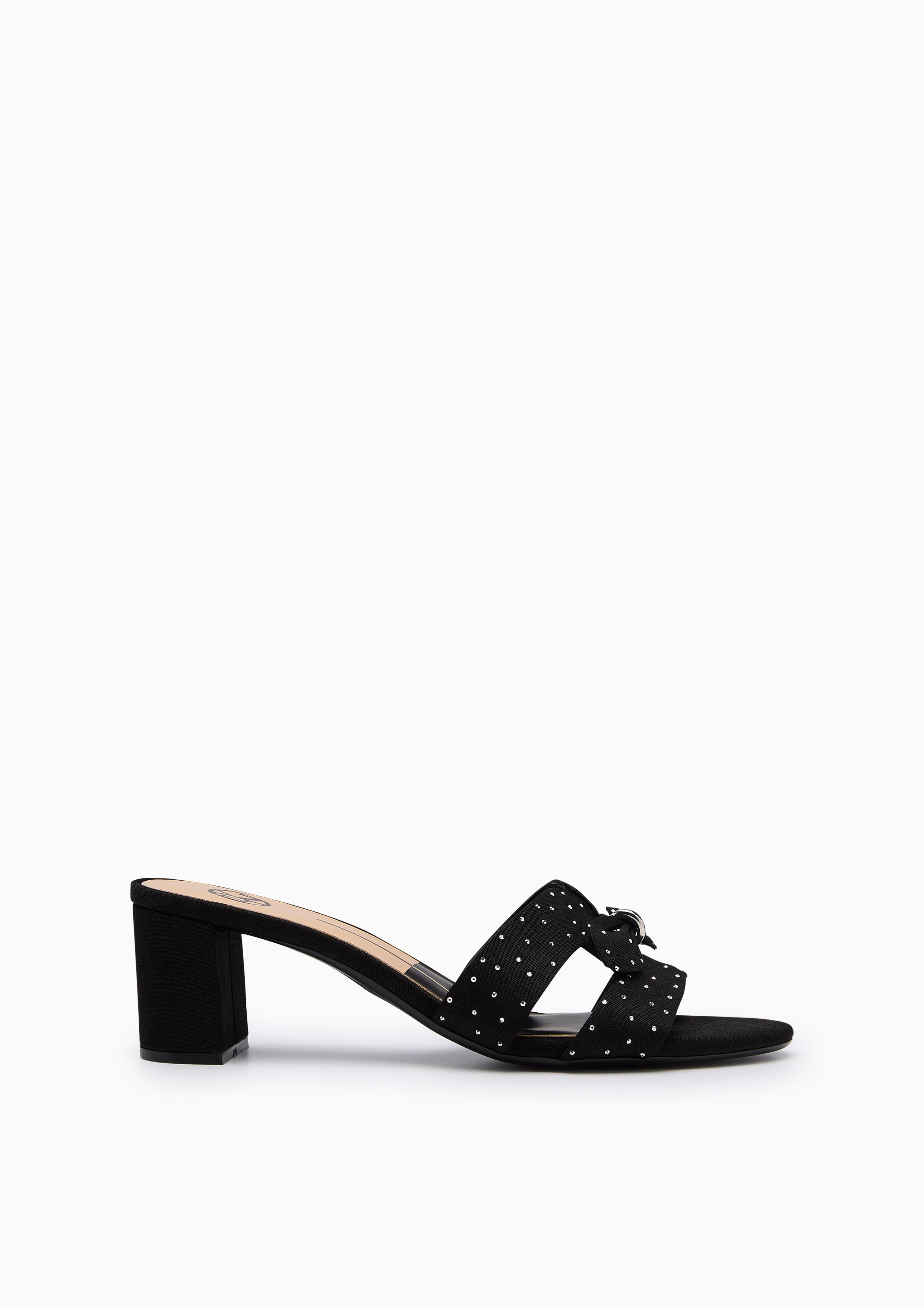 Hey Bow Mid Flats And Sandals - Black Variation 2