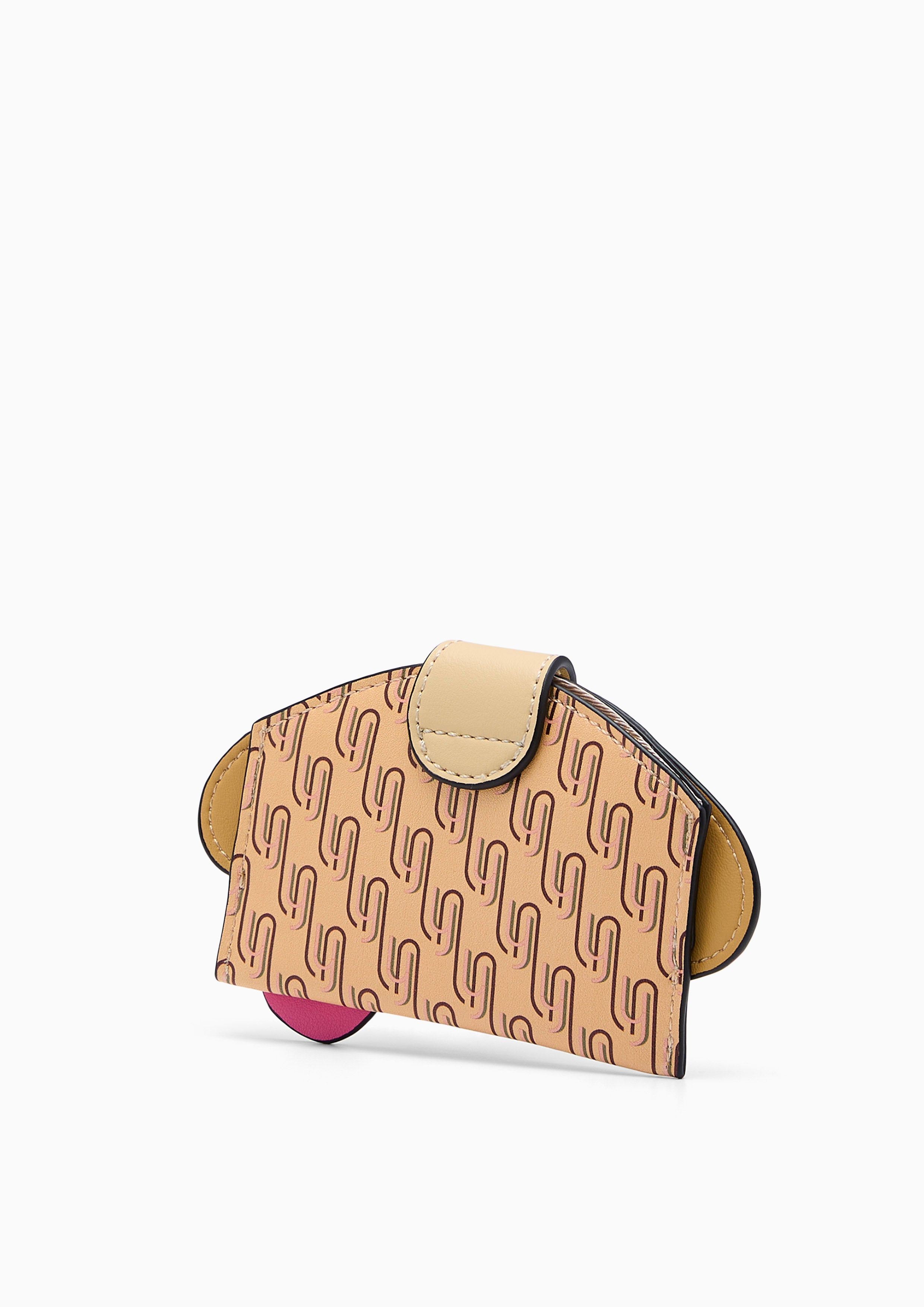 Amitie Infinite Bobby Card Wallet - Beige