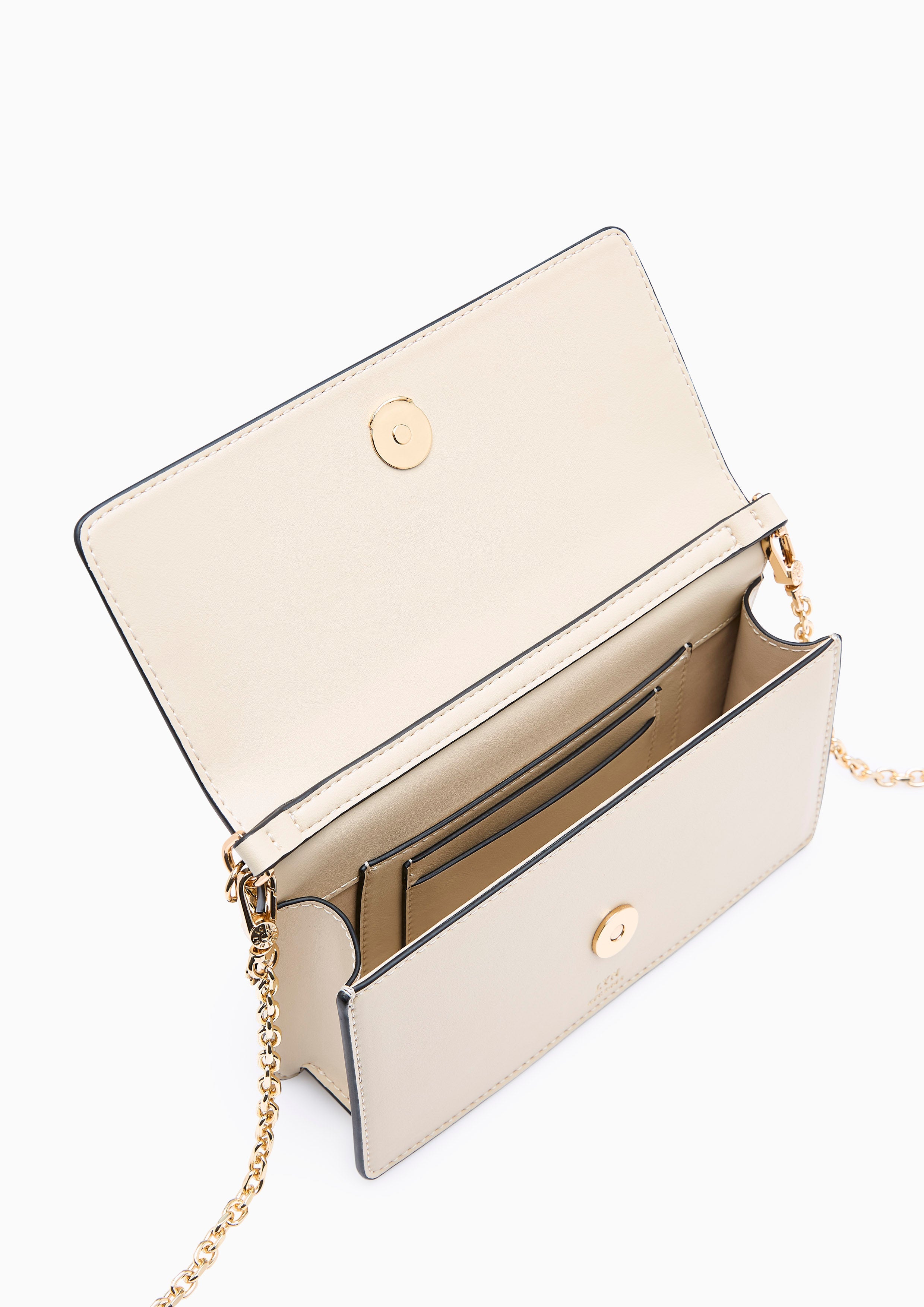 Bailey Long Wallet On Chain - Light Beige