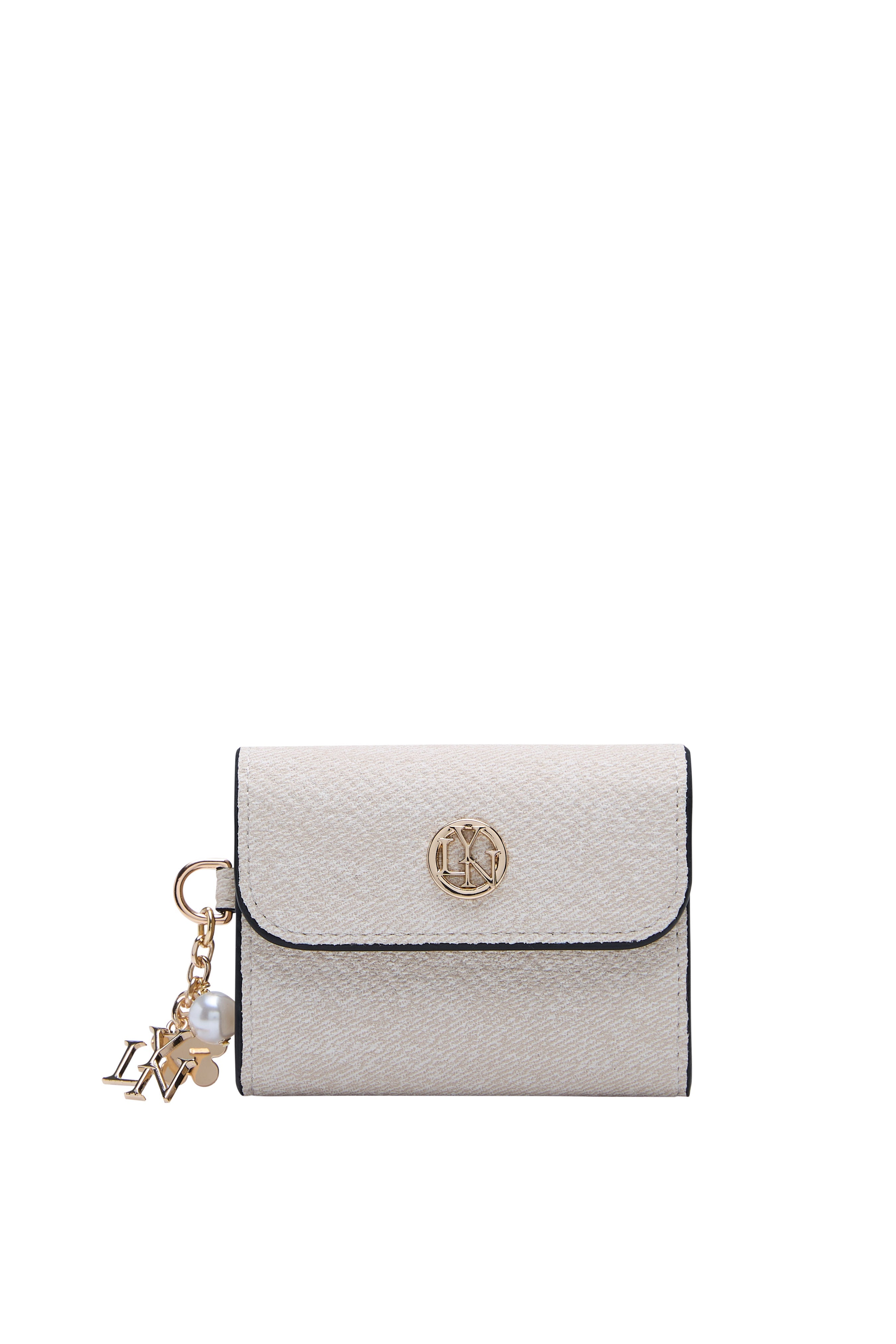 Bailey Card Pouch Wallet - Light Beige