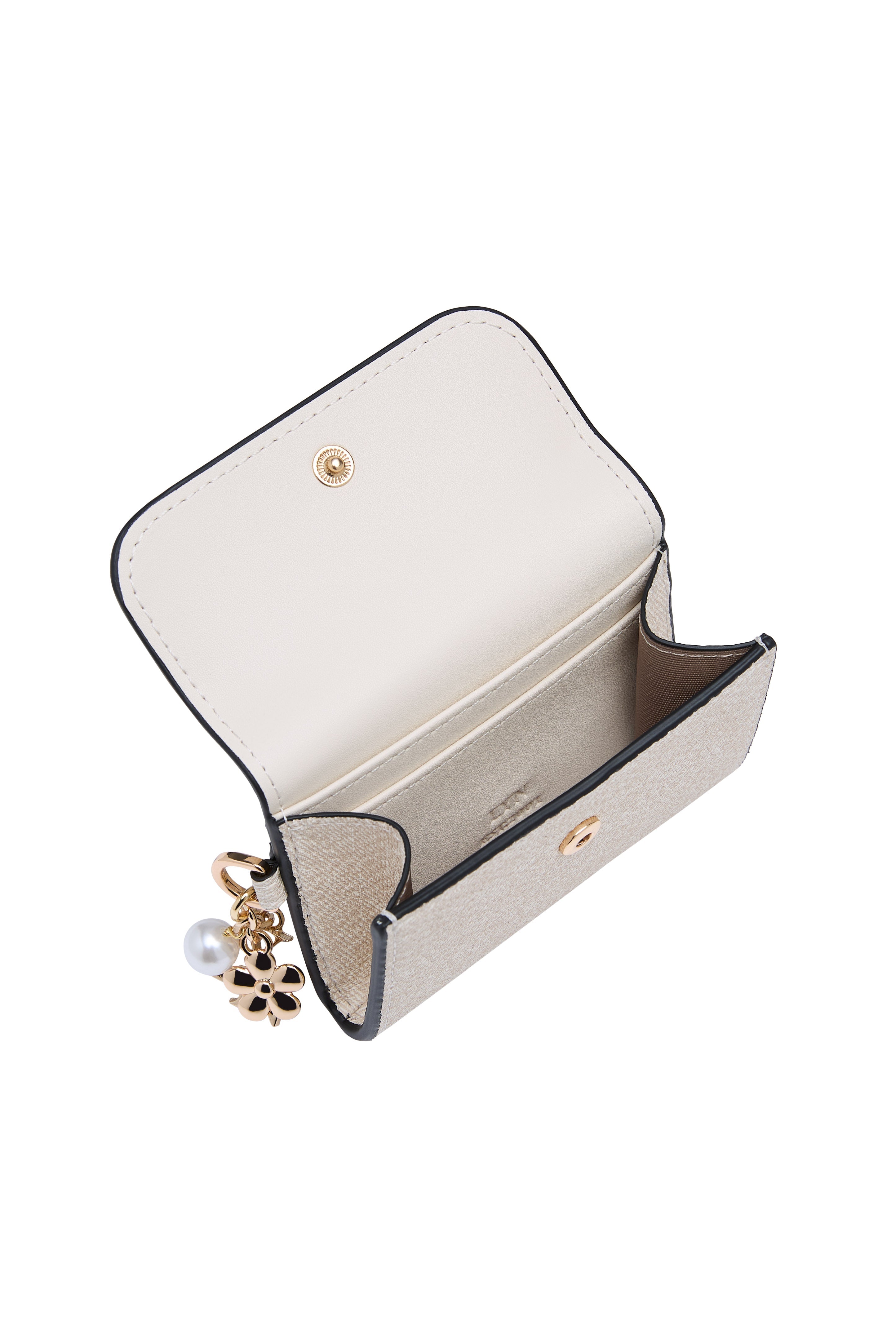 Bailey Card Pouch Wallet - Light Beige