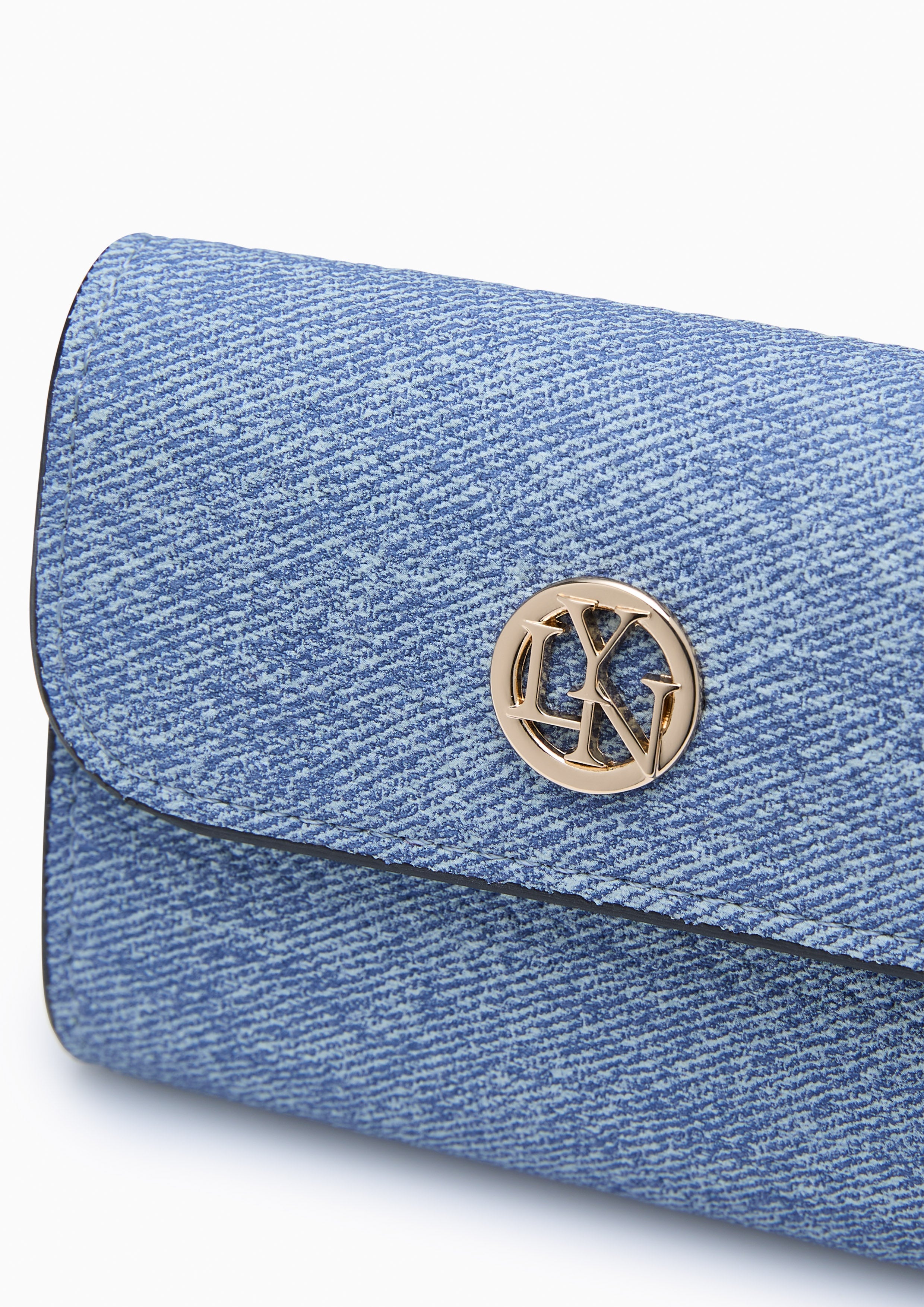 Bailey Card Pouch Wallet - Dark Blue