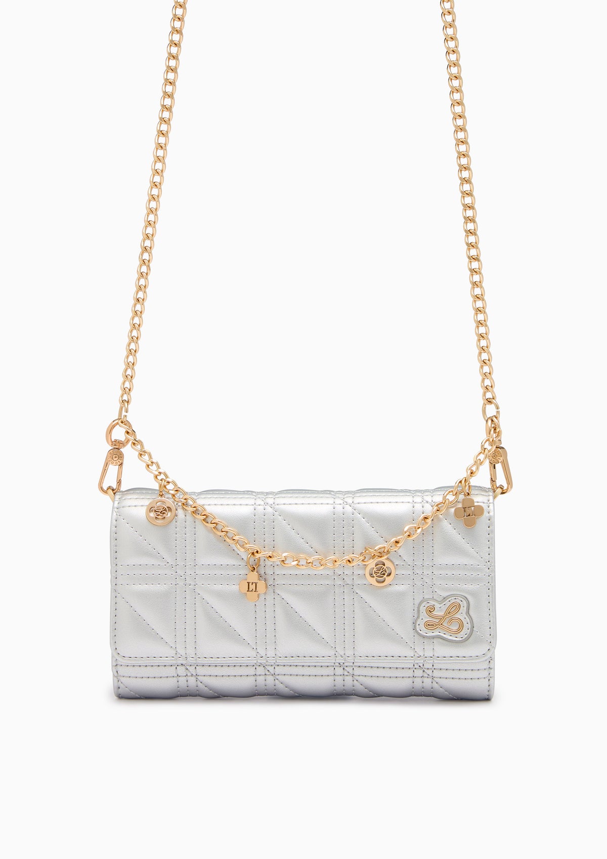 A-Ra Long Wallets On Chain - Silver