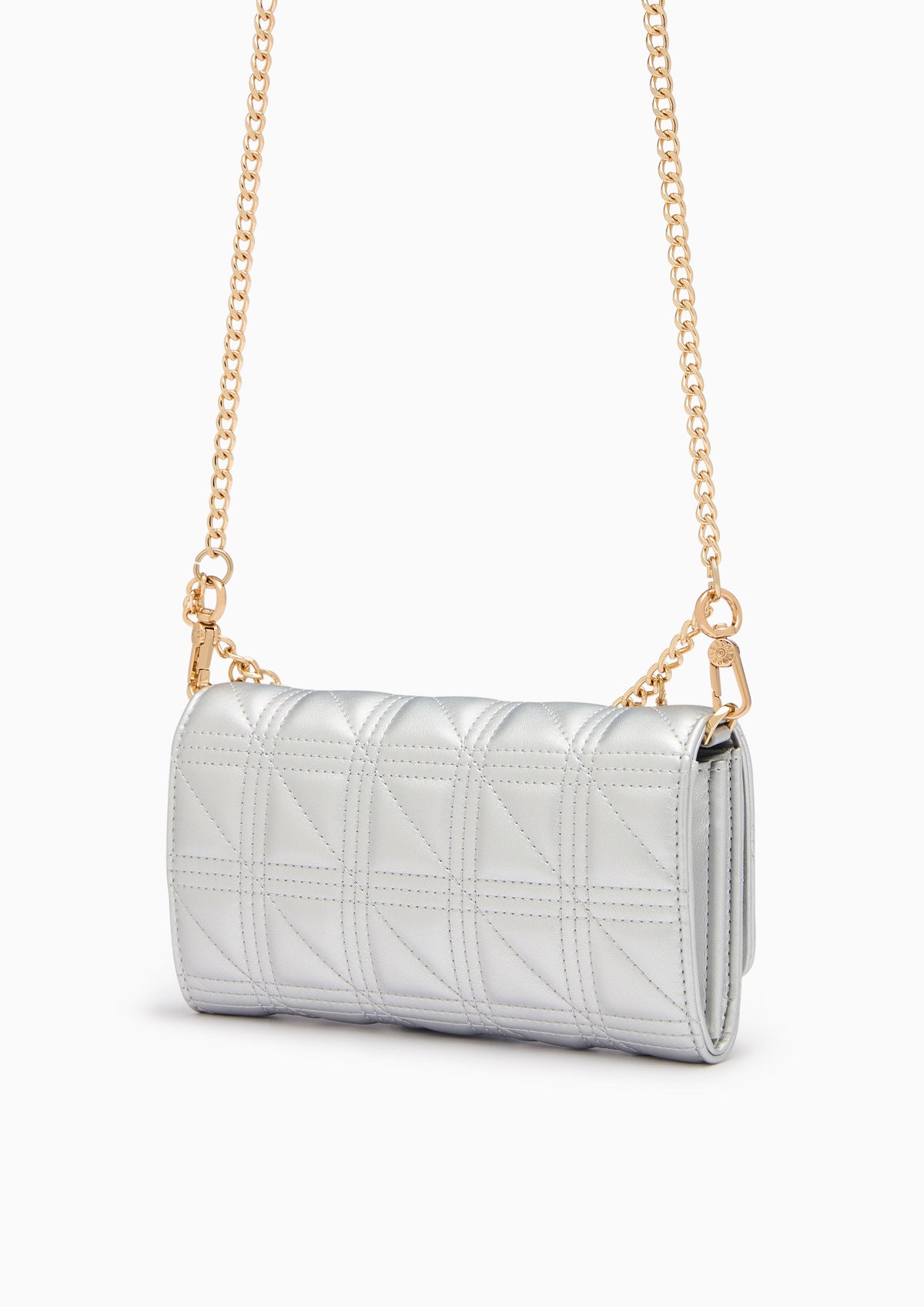A-Ra Long Wallets On Chain - Silver