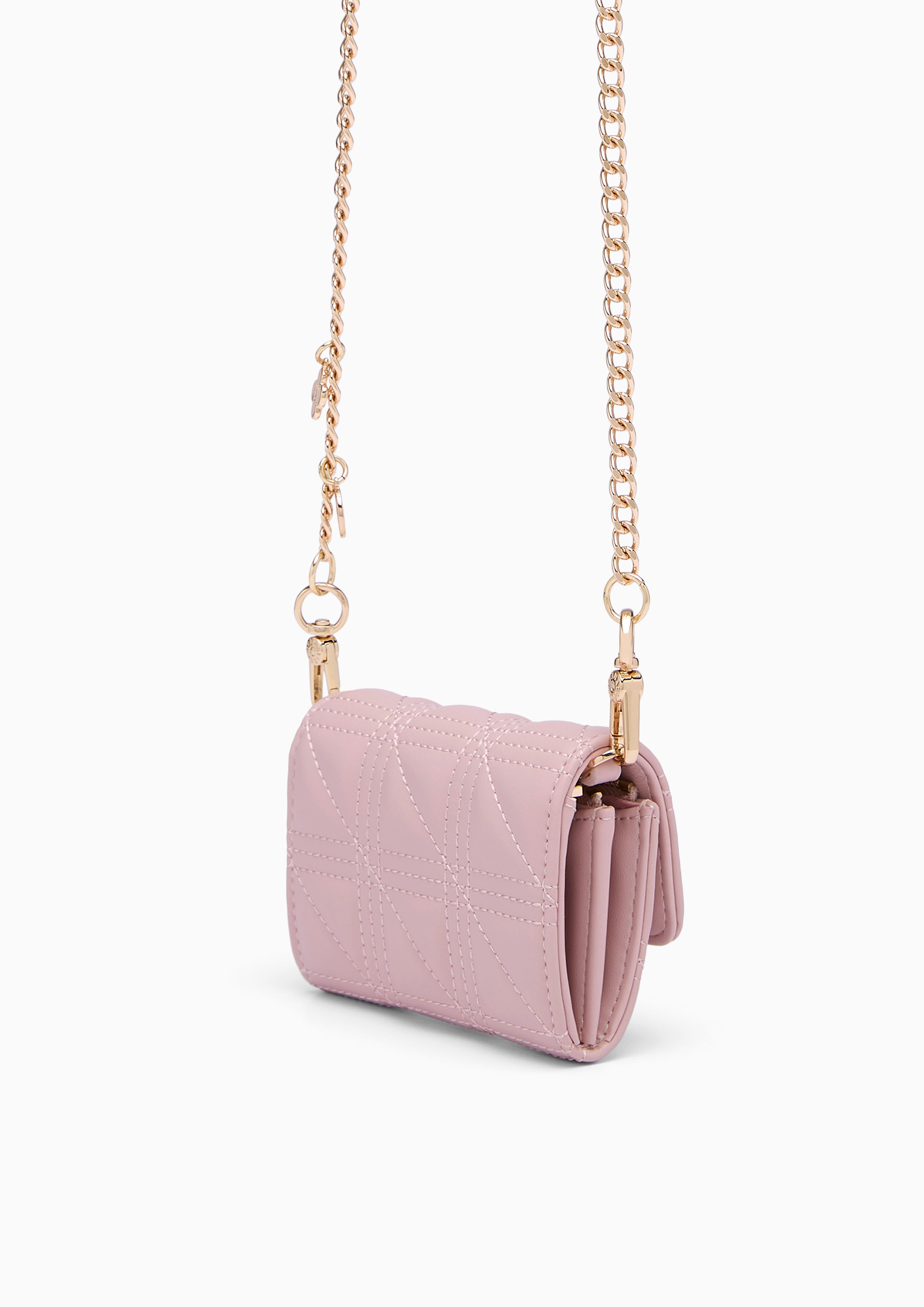 A-Ra Short Wallet On Chain - Light Pink