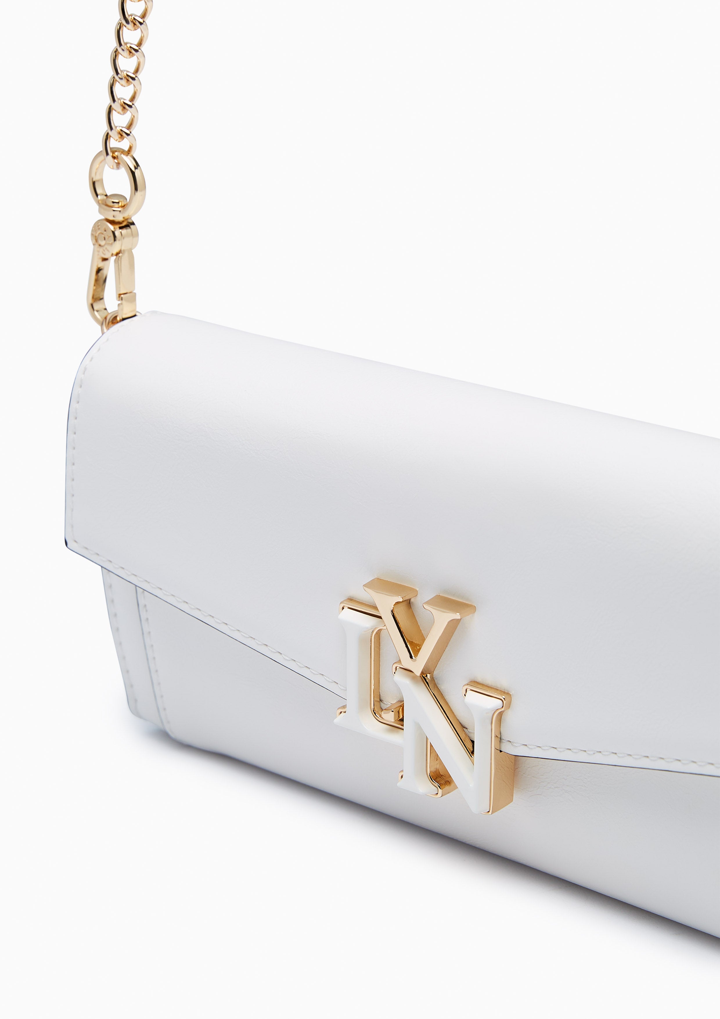 Lenae Long Wallet On Chain - Ivory