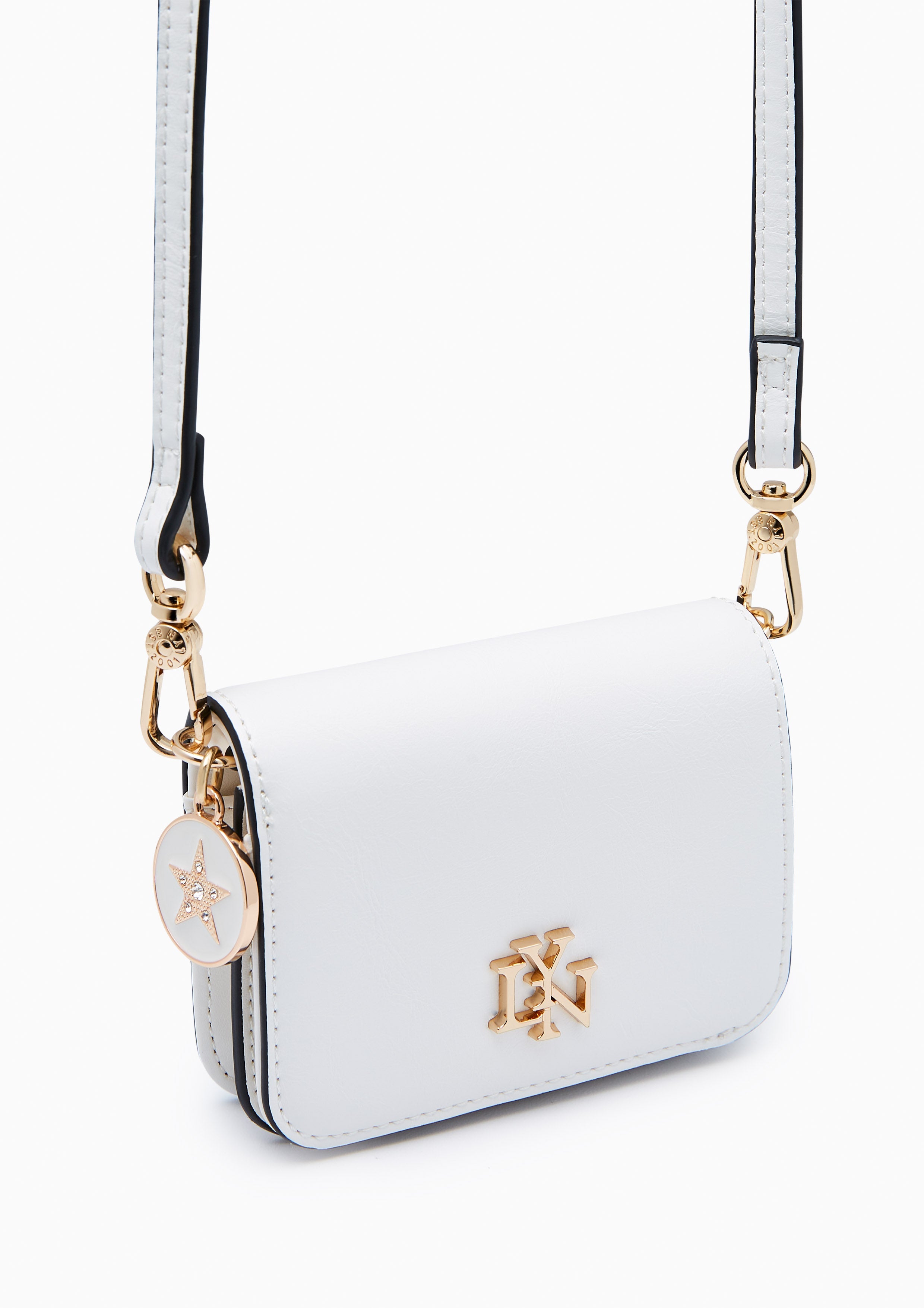 Milly Short Wallet On Chain - Off-White