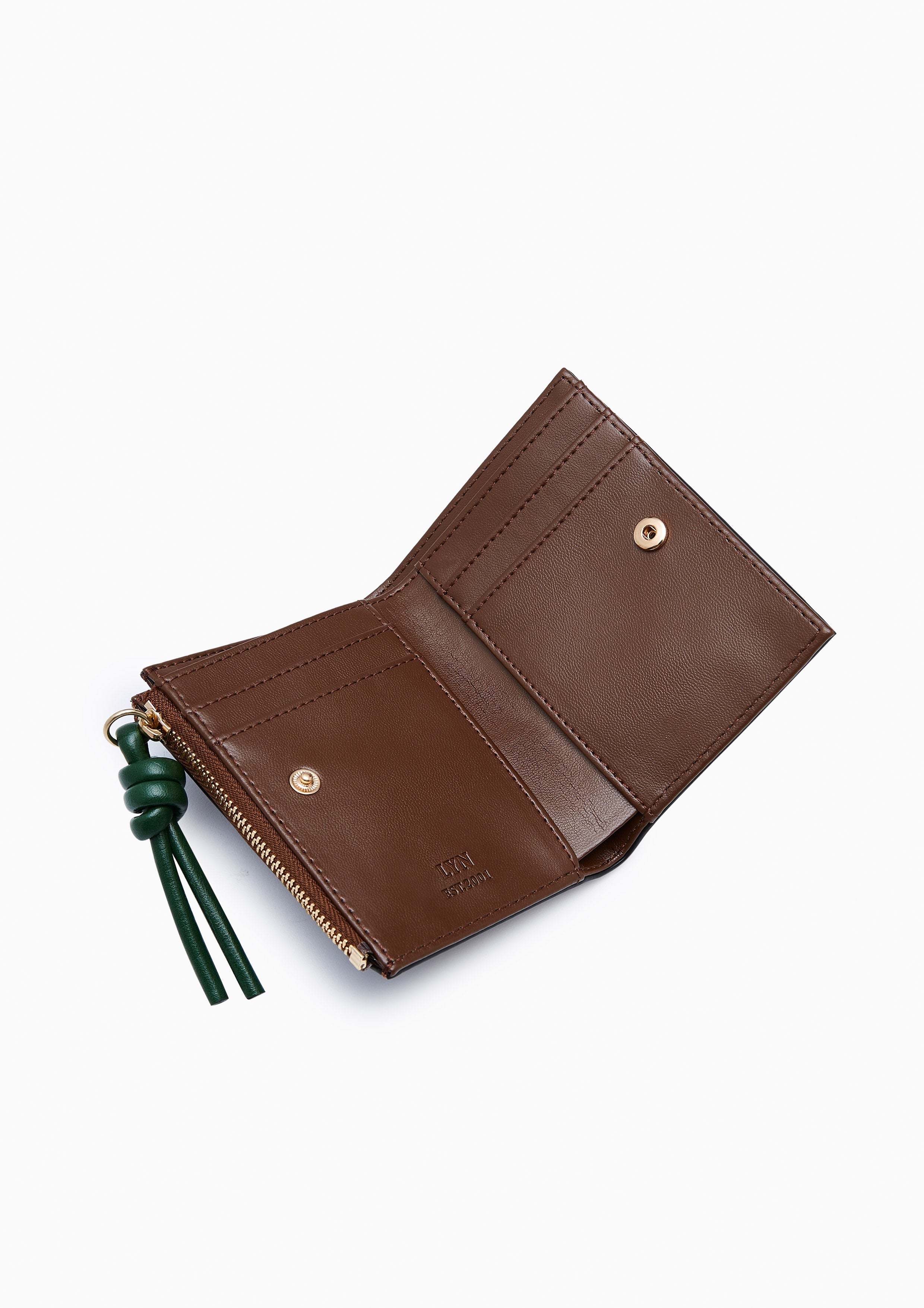 Timortis Short Short Wallet - Dark Brown