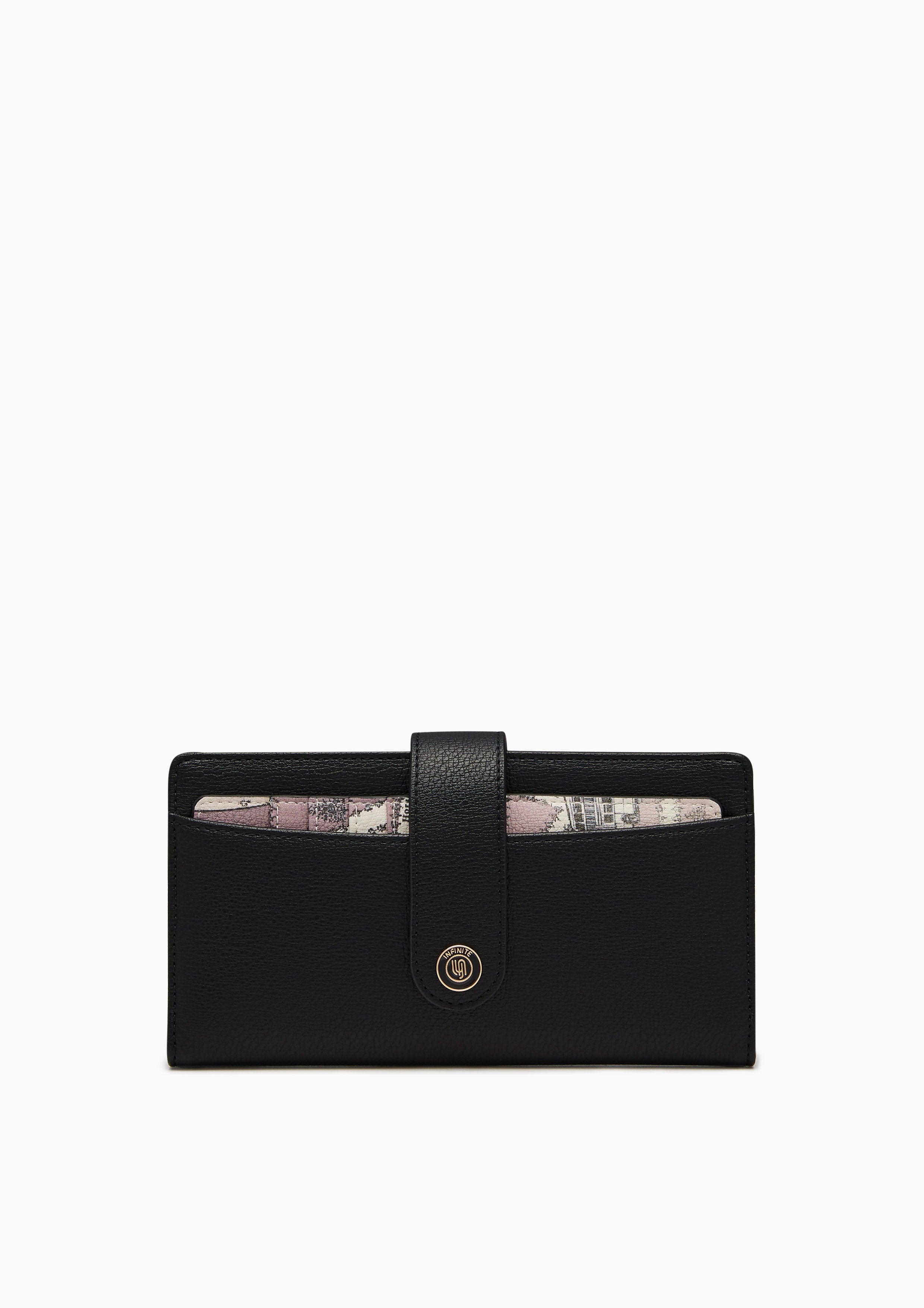 Zuri Infinite Long Wallet - Printed Black