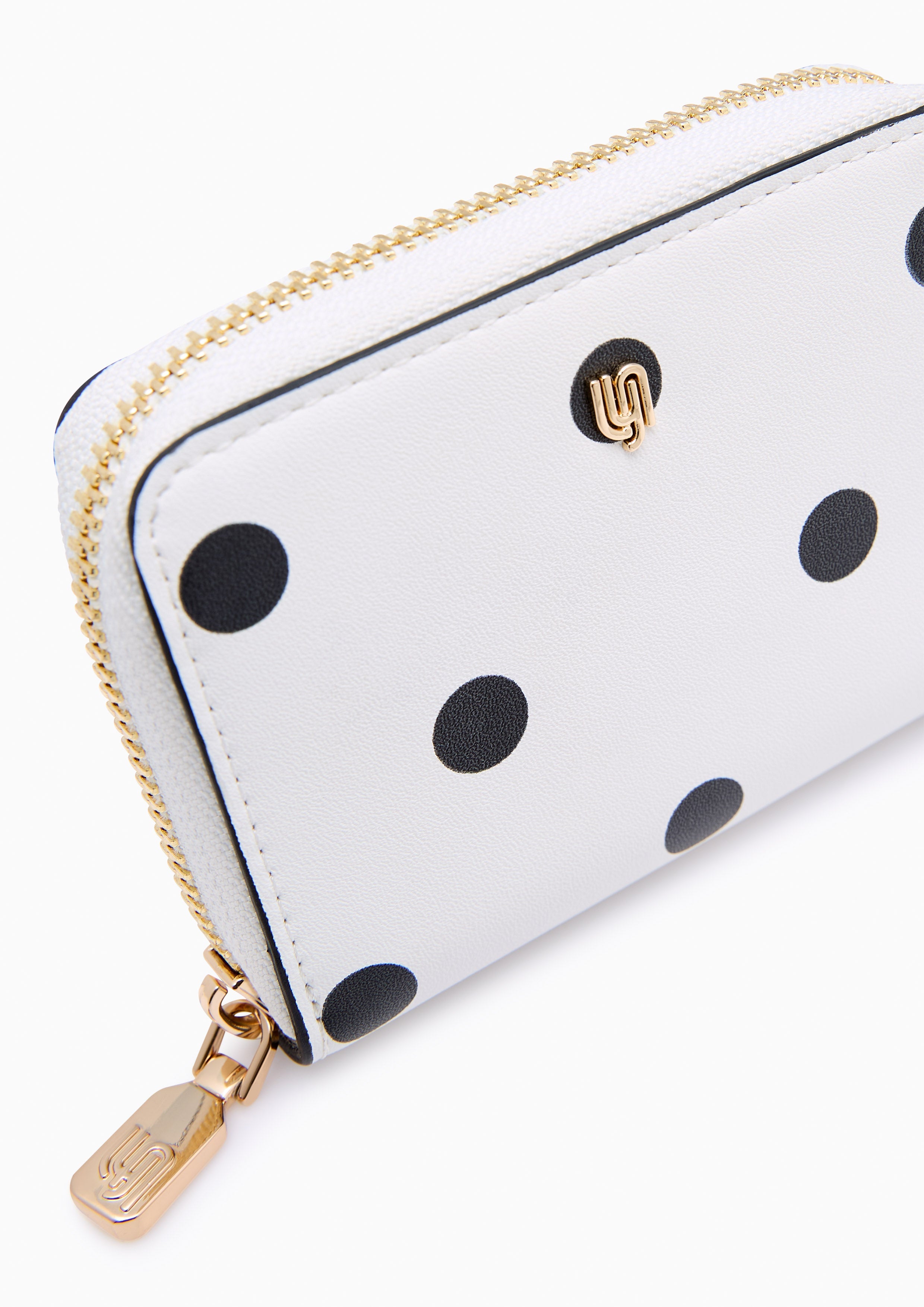Abeny Infinite Short Wallet - Printed White