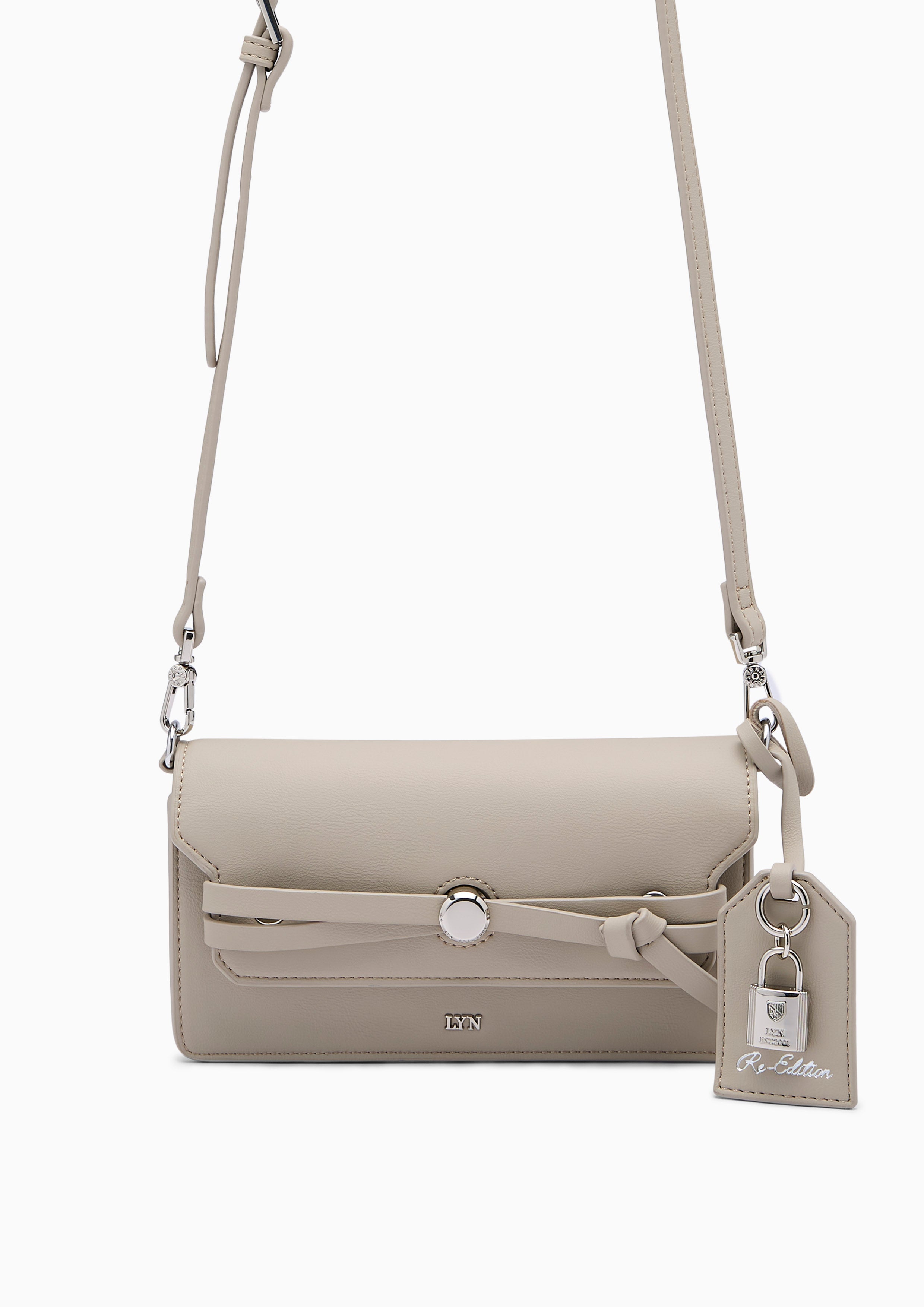 Anderson Solace Long Wallet On Chain - Light Grey