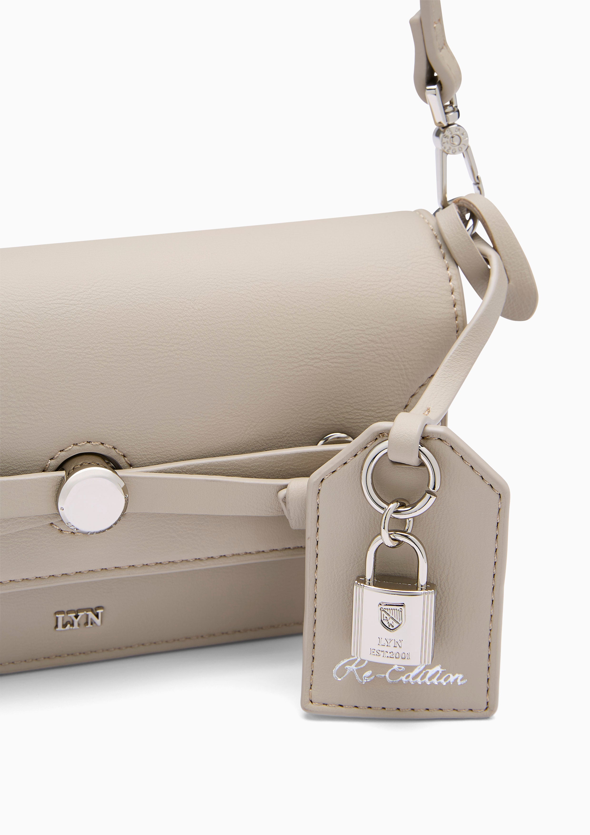 Anderson Solace Long Wallet On Chain - Light Grey