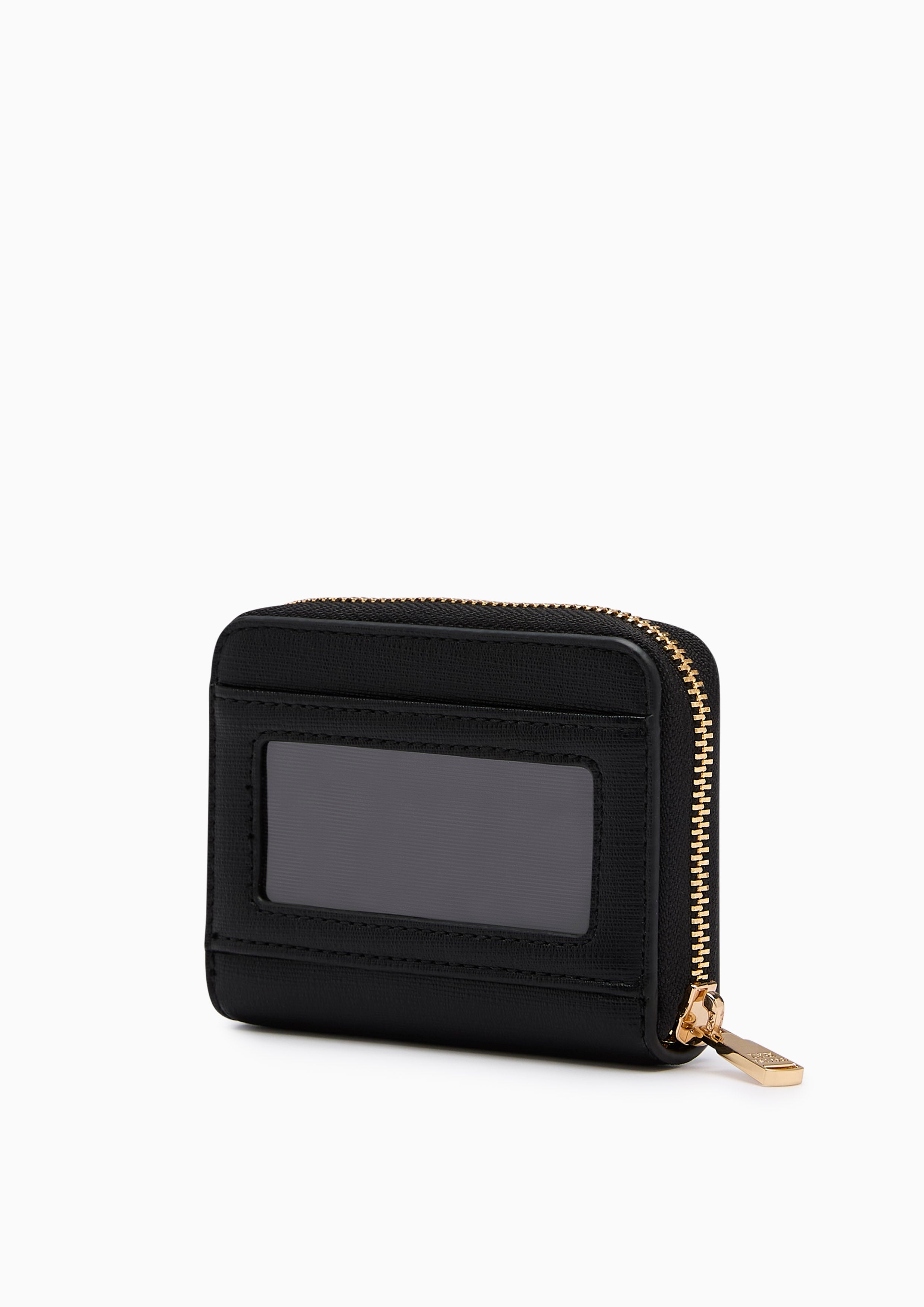 Earthy Short Zip Wallet - Black