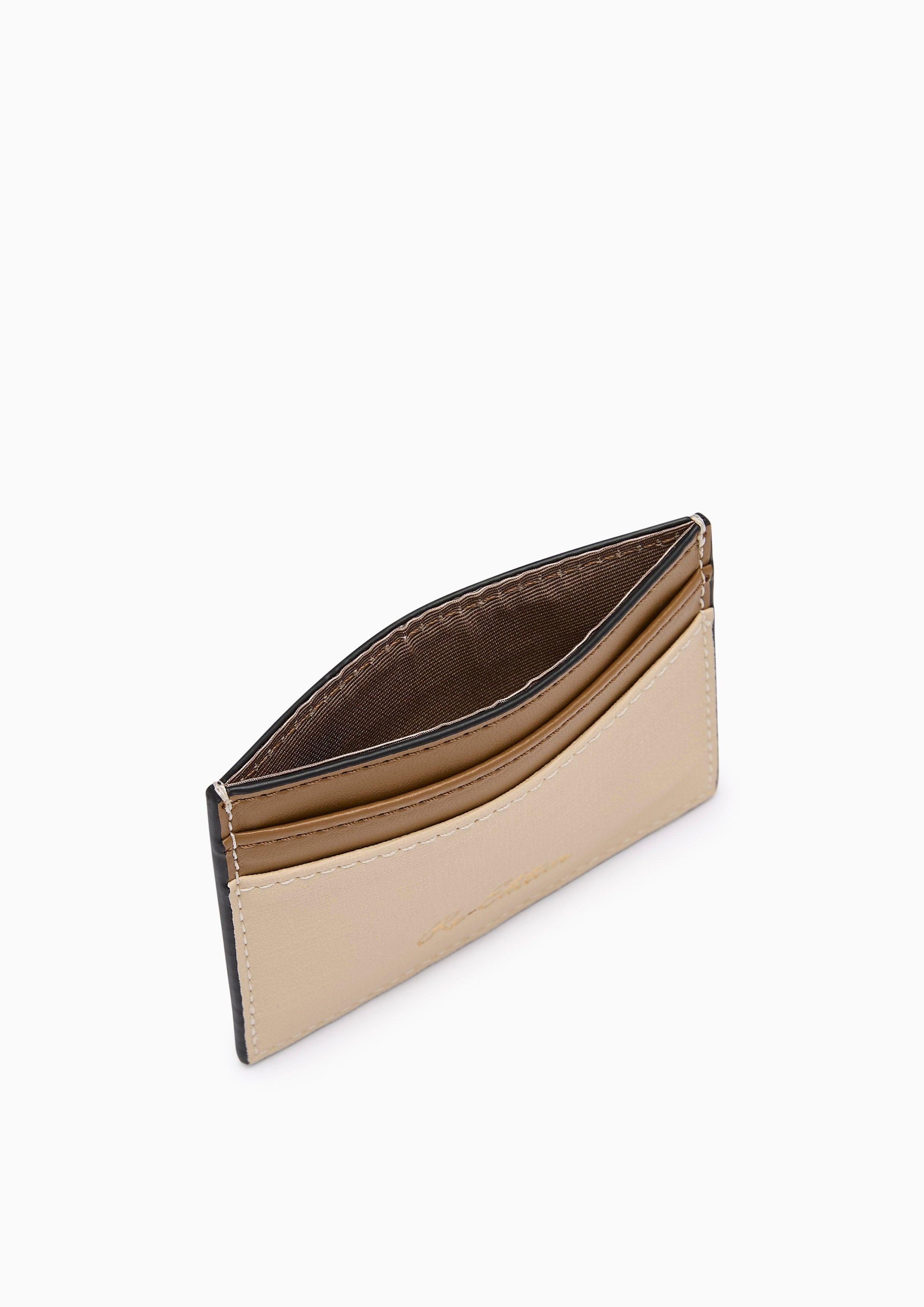 Earthy Card Holder Wallet - Light Beige
