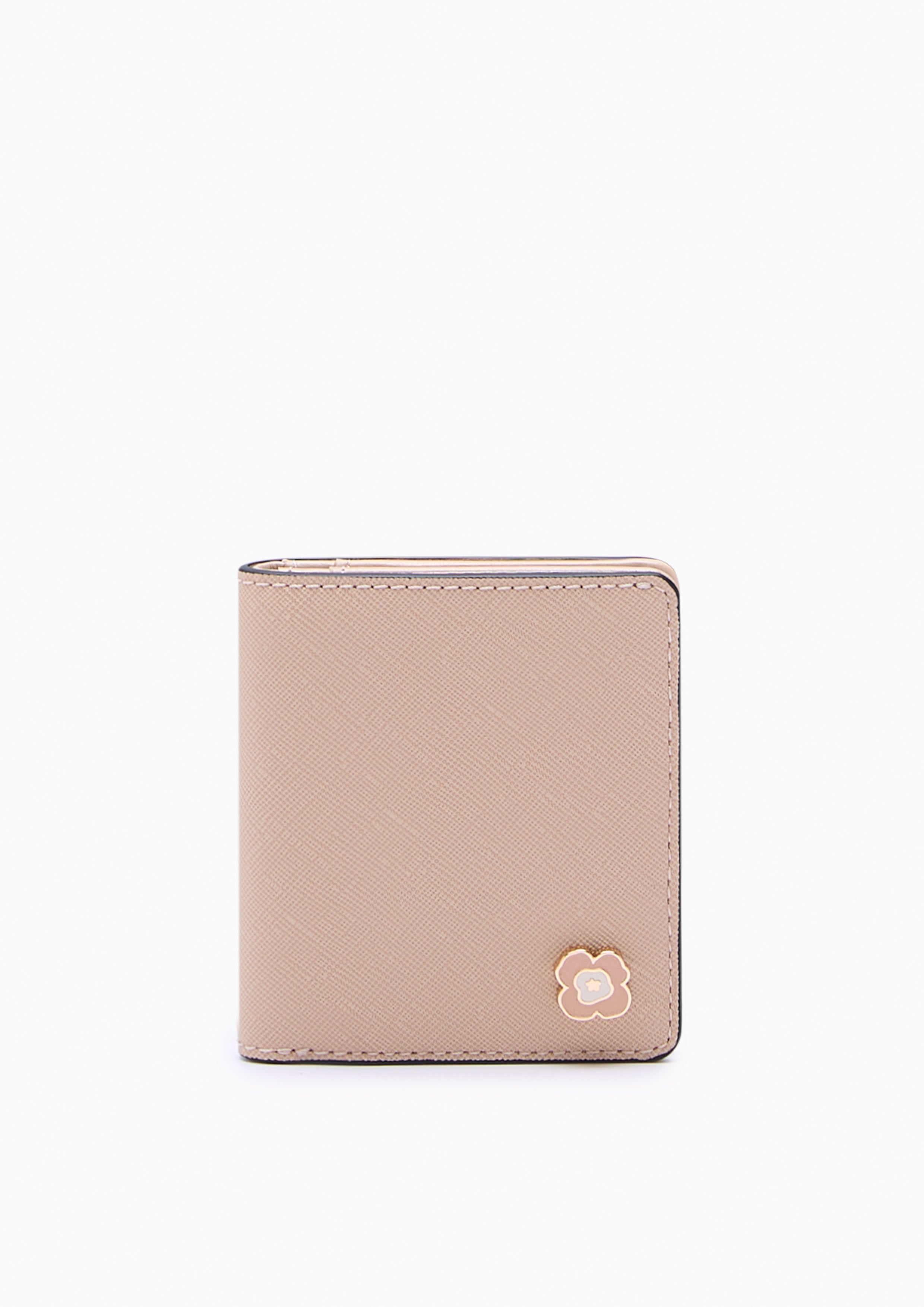 Poppy Compact Wallets - Beige