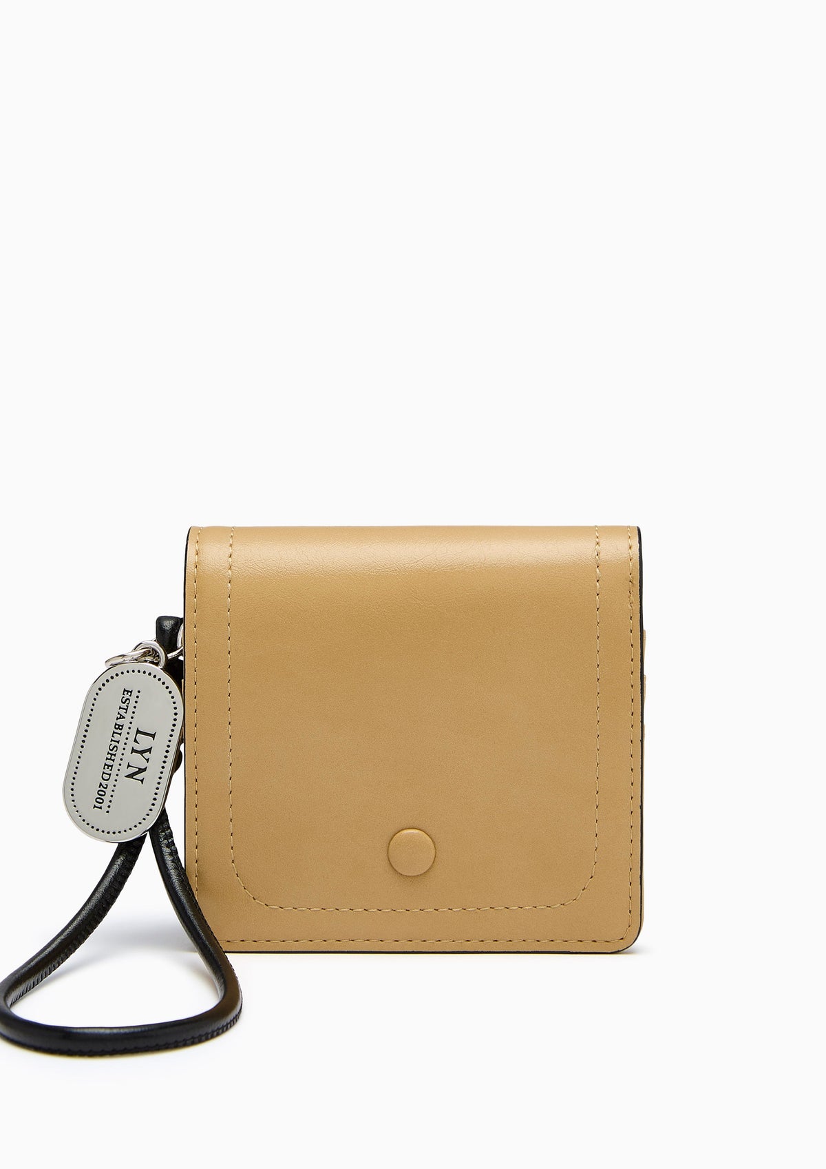 Re-Edit Manifest Q Semi Long Long Wallet- Beige