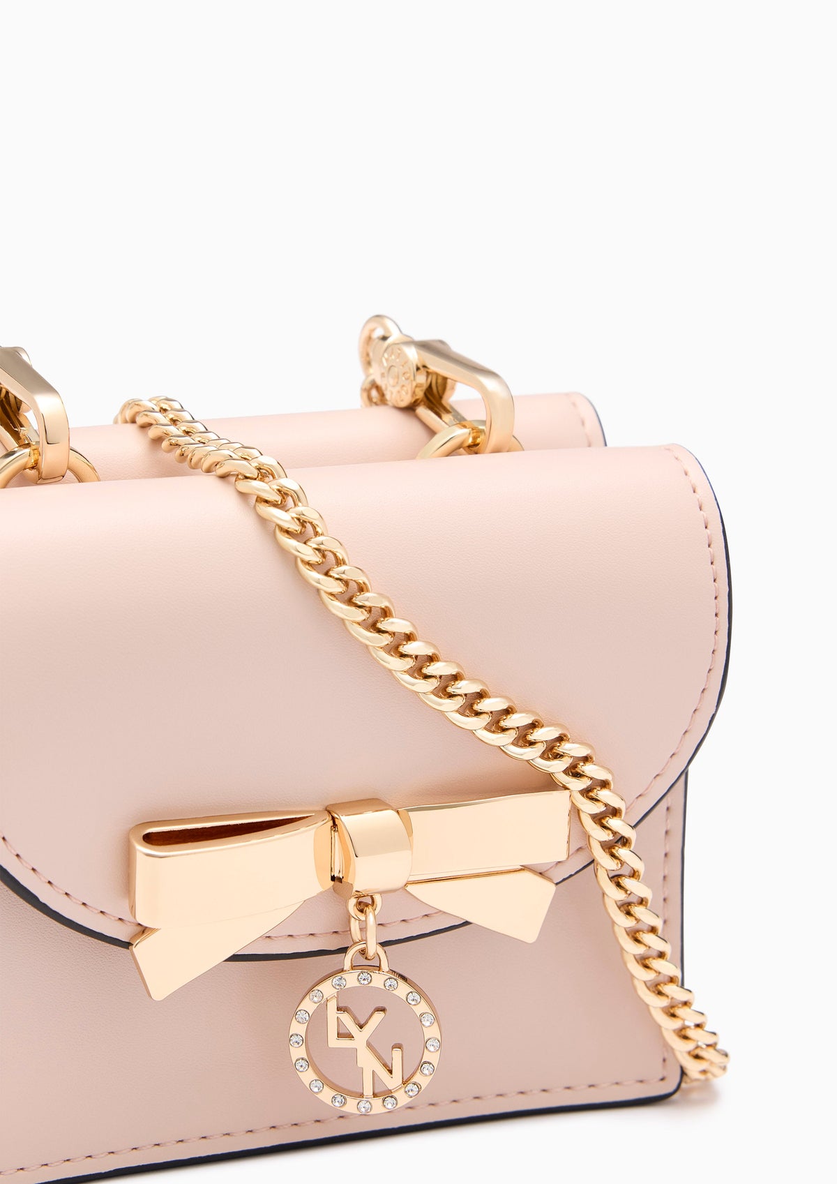 Brina Short Wallet On Chain - Nude