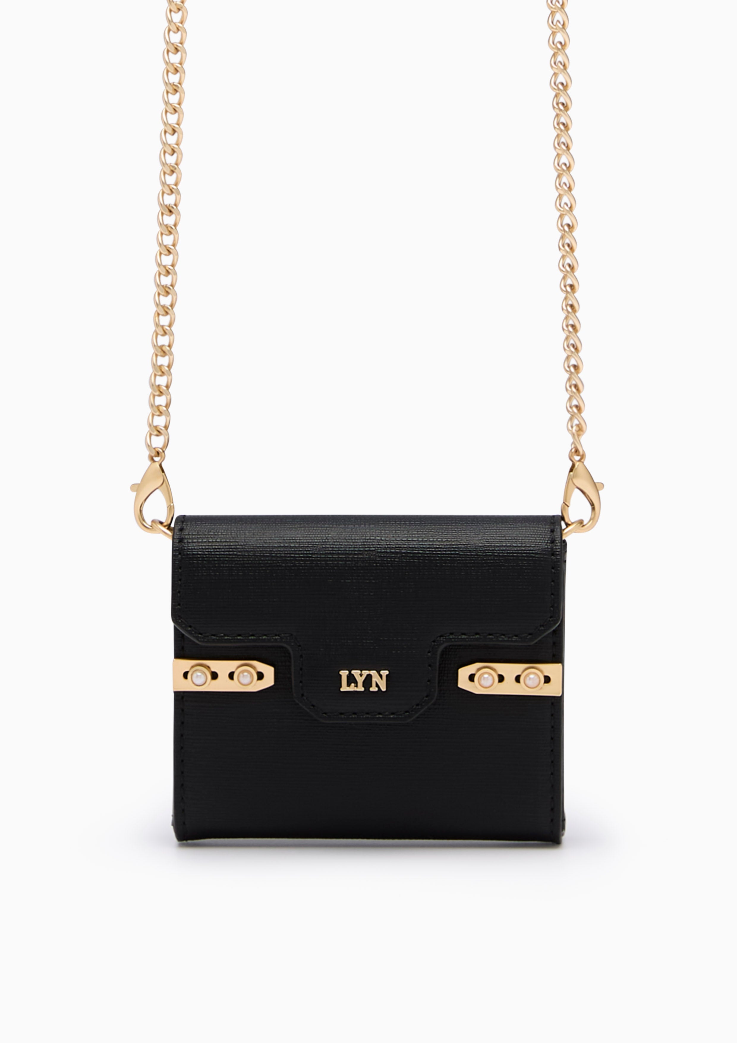 Re-Edit Lady Card Wallet On Chain - Black