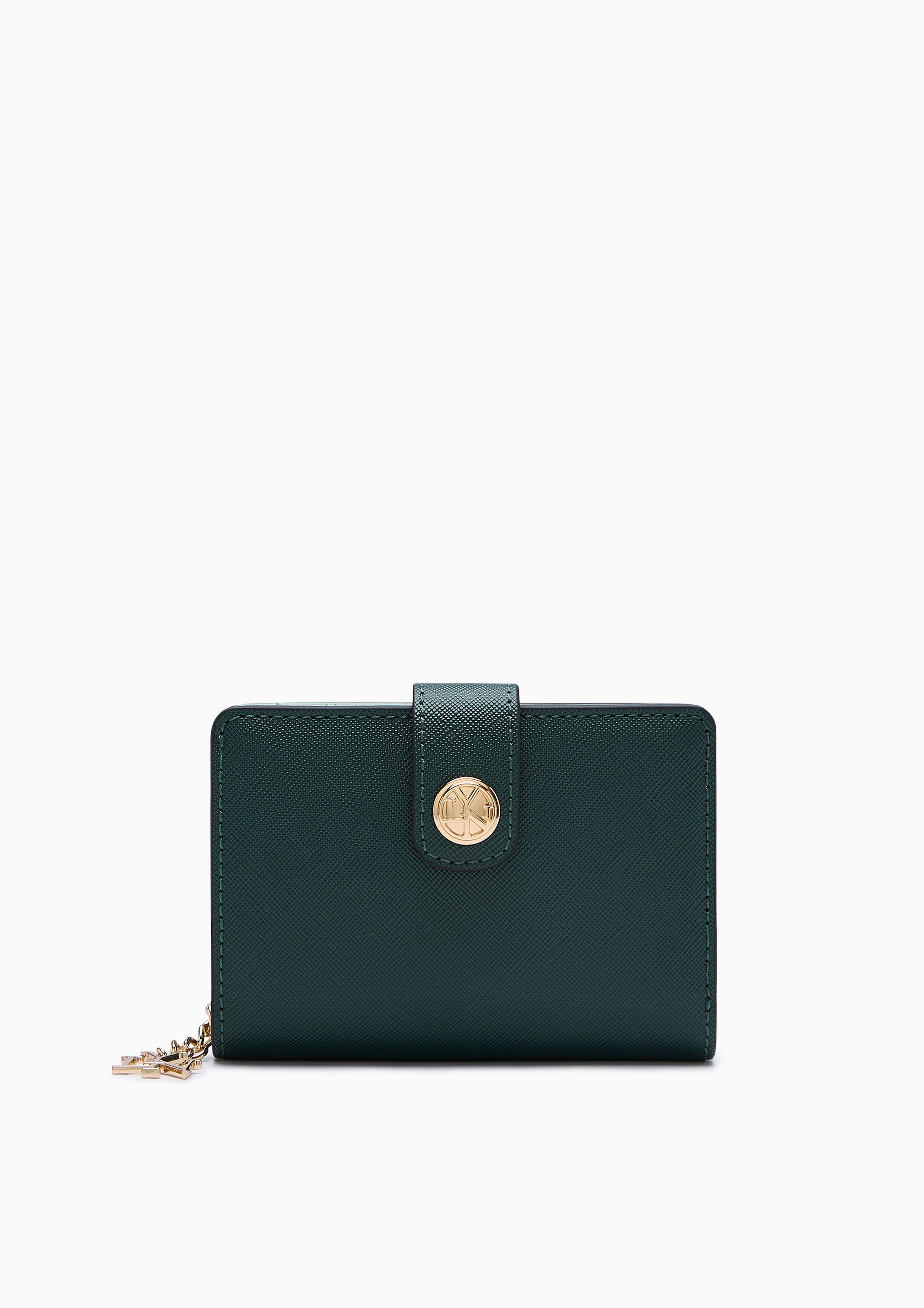 Lylana Snap Wallet - Dark Green