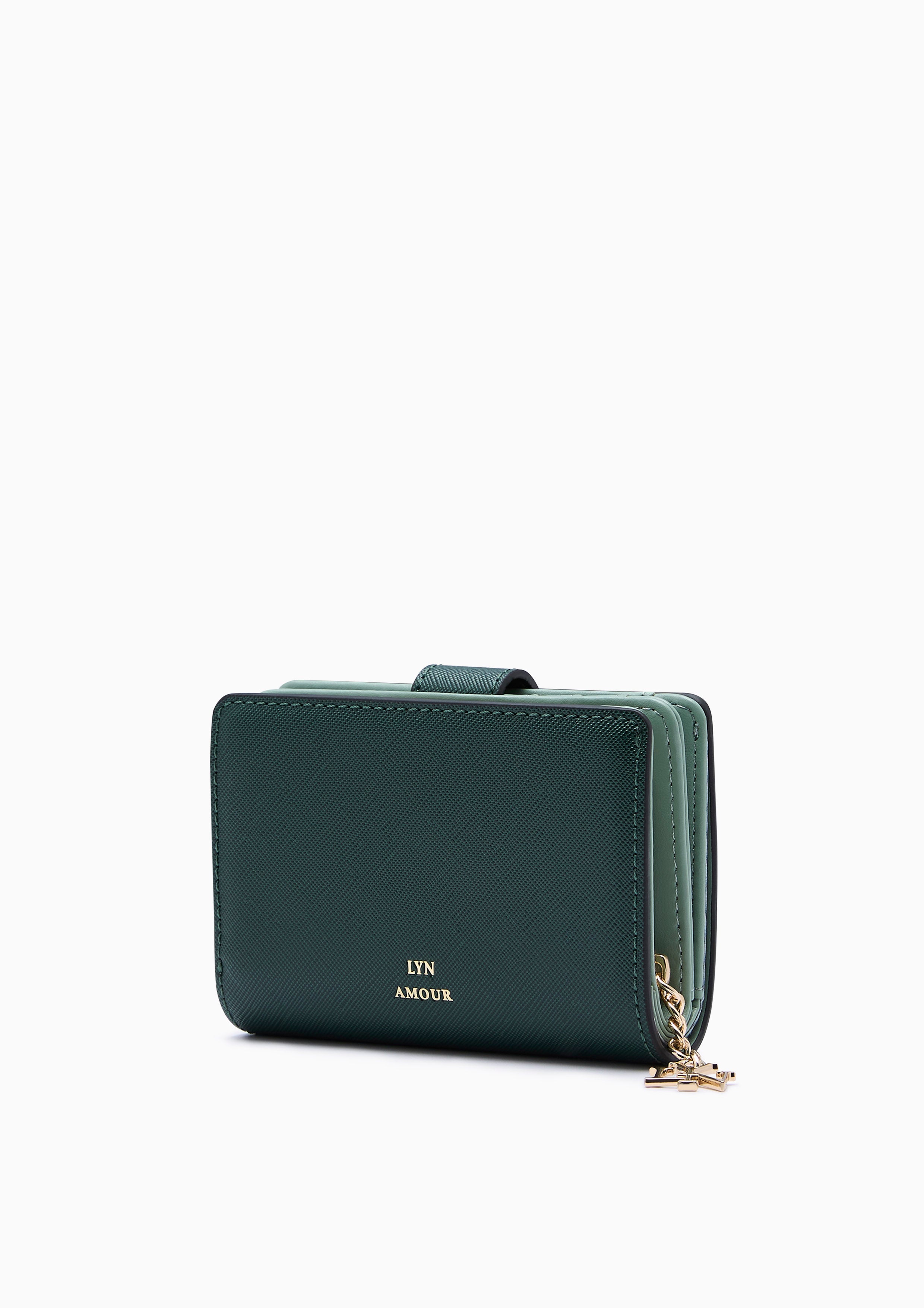 Lylana Snap Wallet - Dark Green