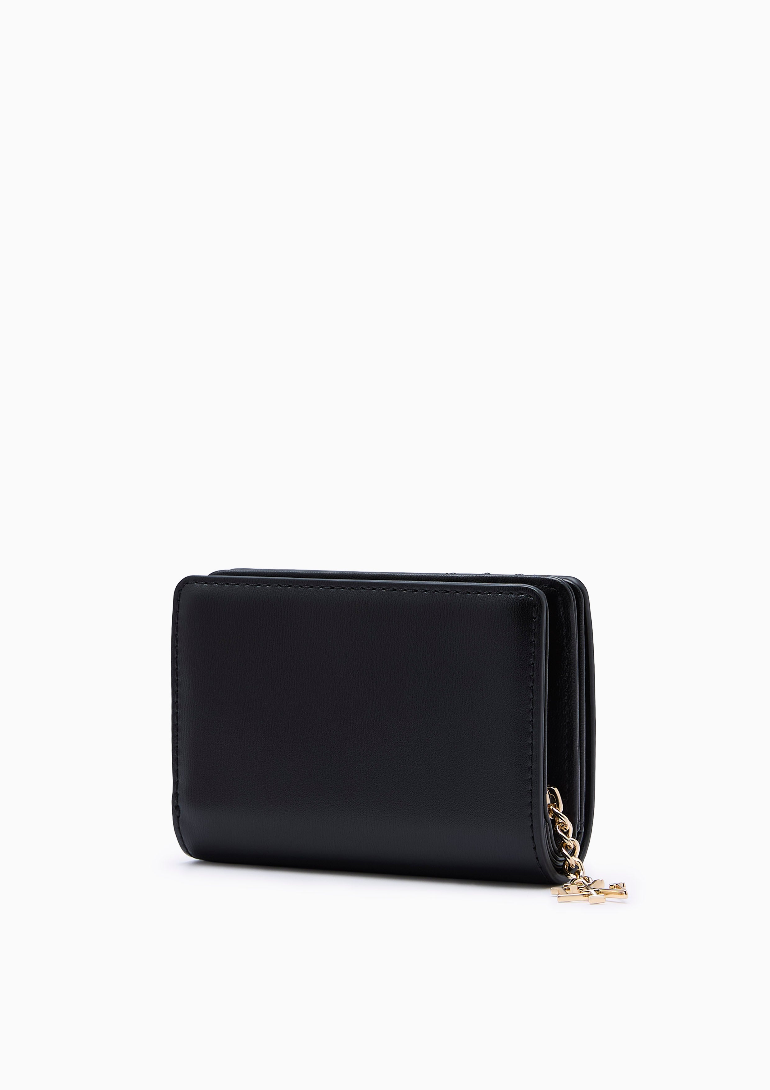 Lylana Zip Short Wallet - Black