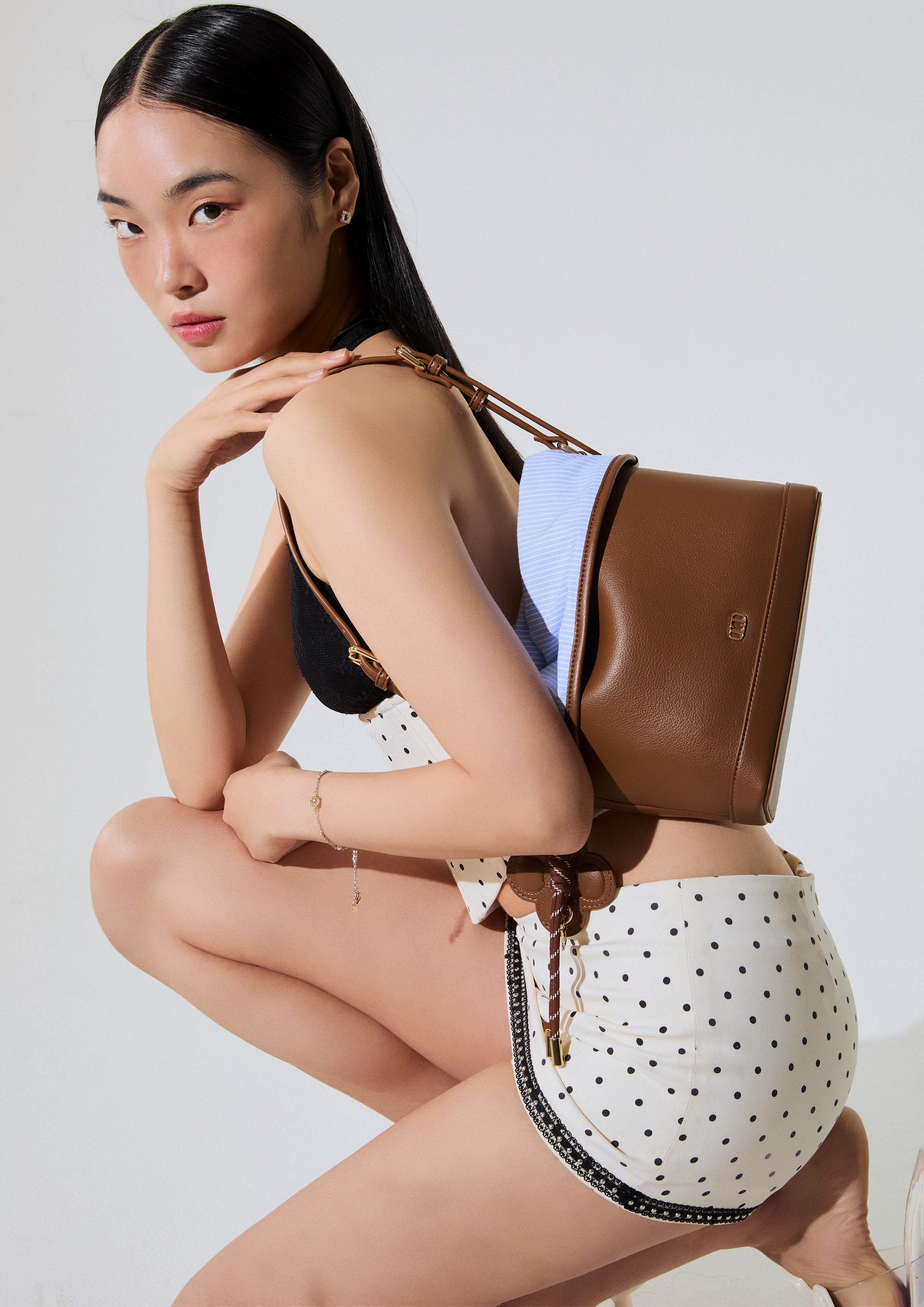 Bon Bon Shoulder Bag - Brown