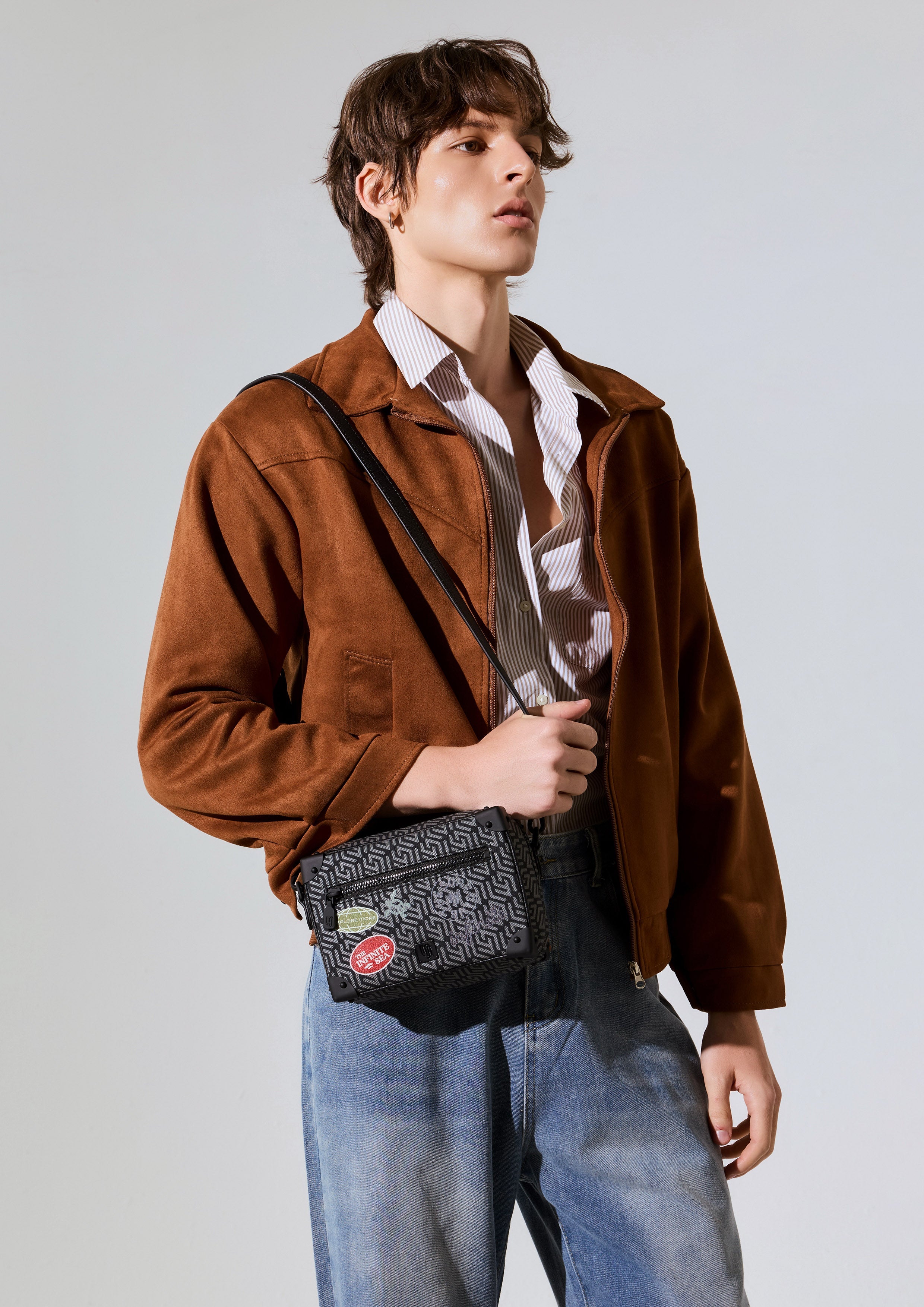 Breeze Infinite Box Bag - Printed Black