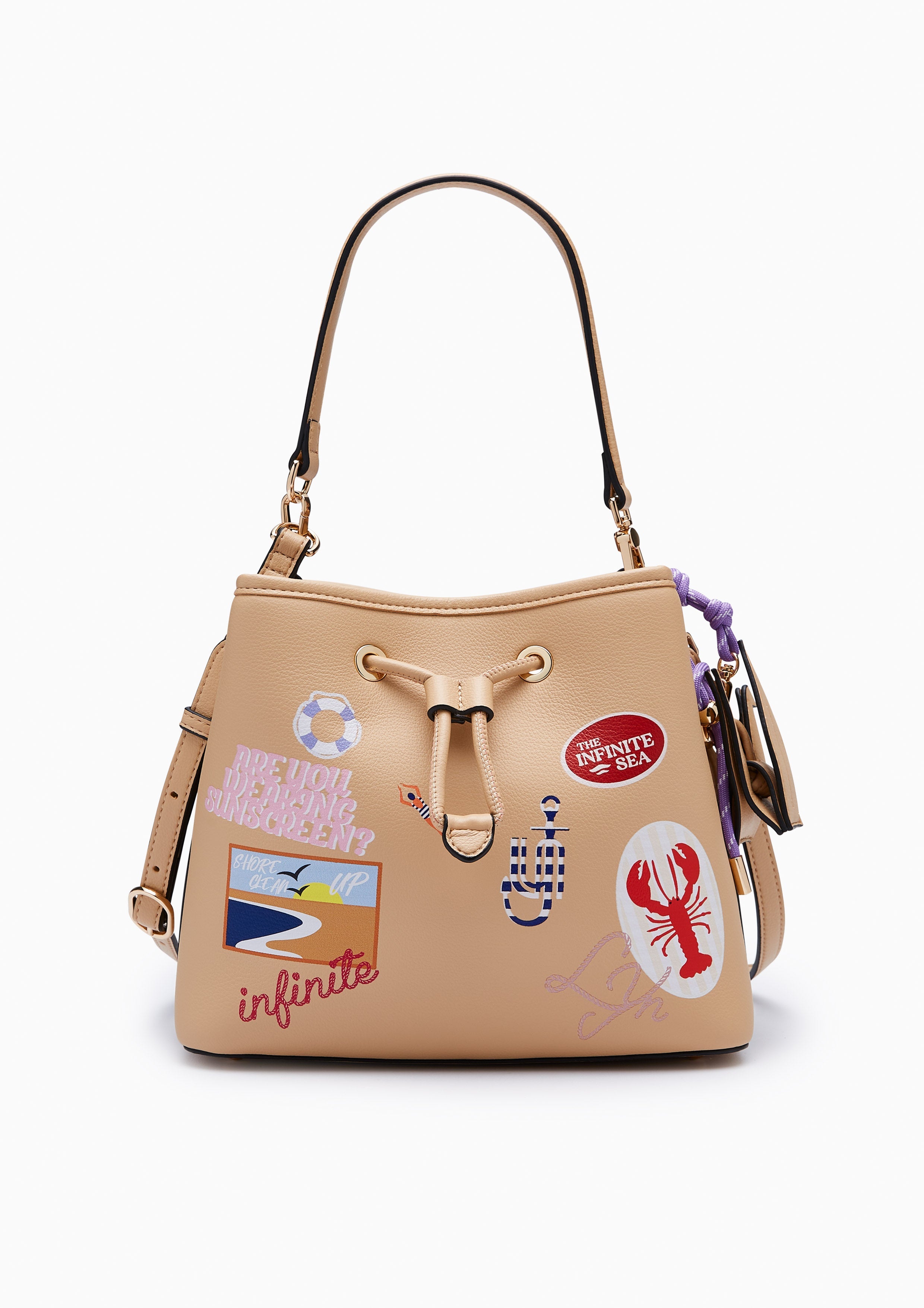 Perona Infinite Bucket Bag - Light Beige