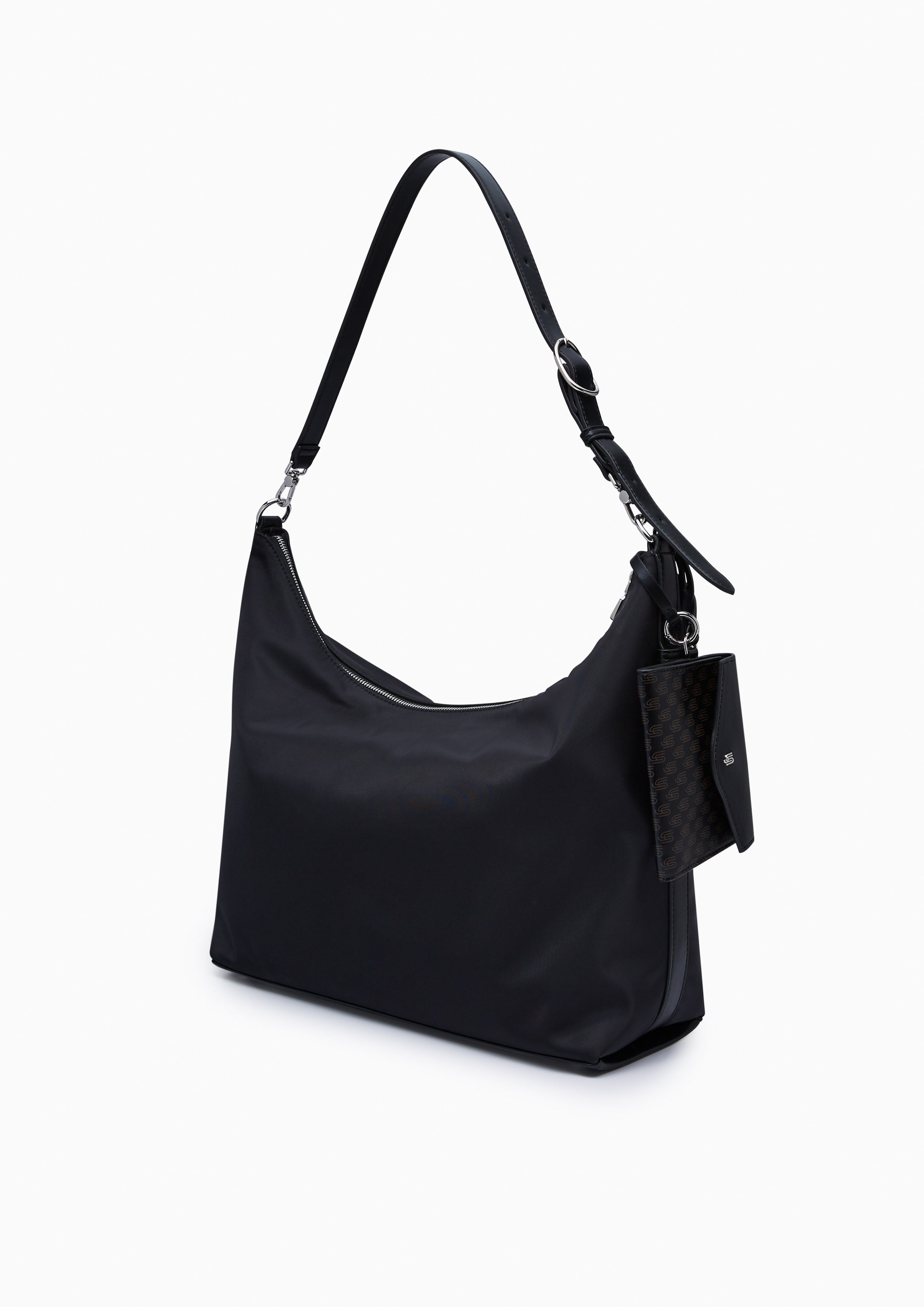 Bistro Infinite Hobo Shoulder Bag - Black