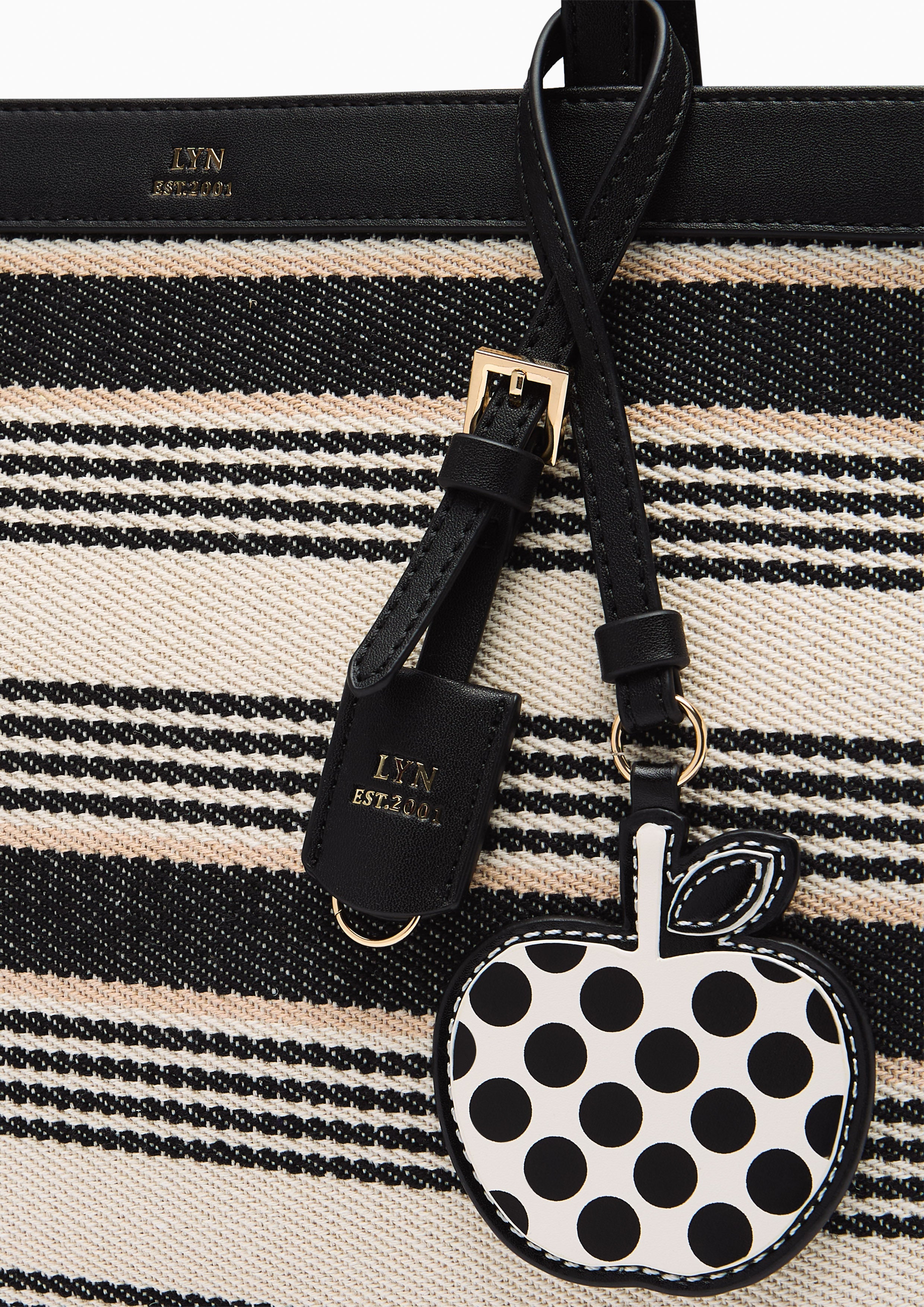 Jazzy Tote Bag - Black