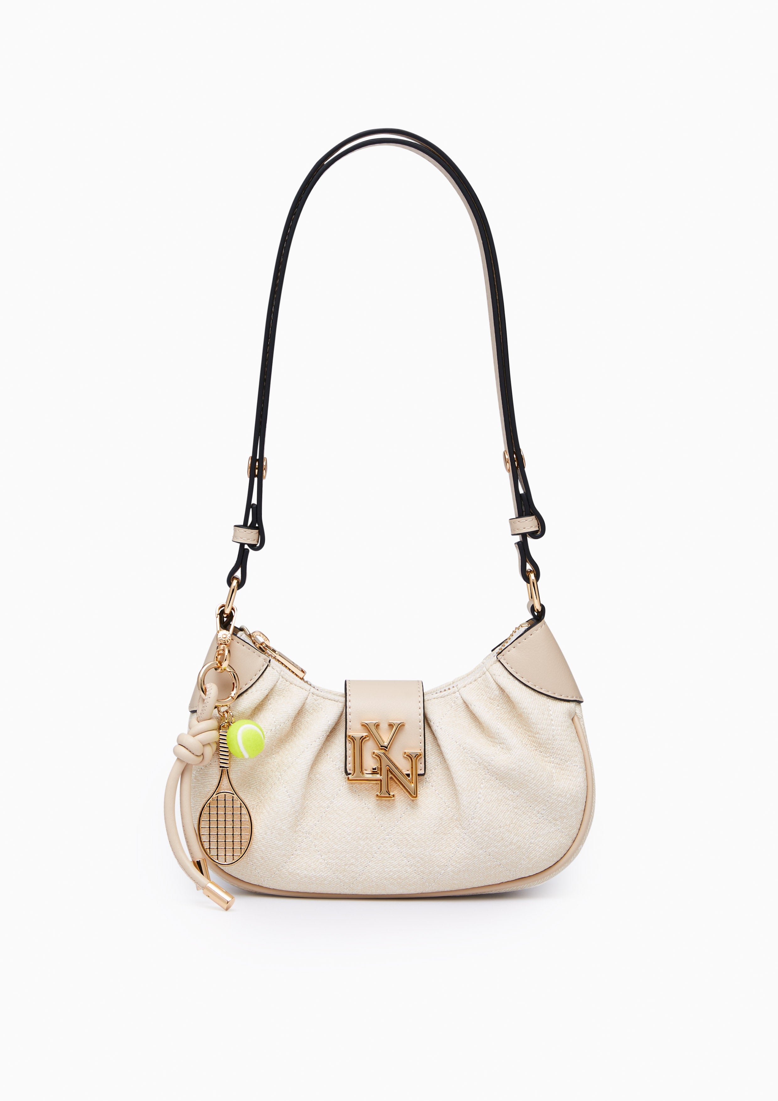 Becky S Quilt Shoulder Bag - White Variation 2