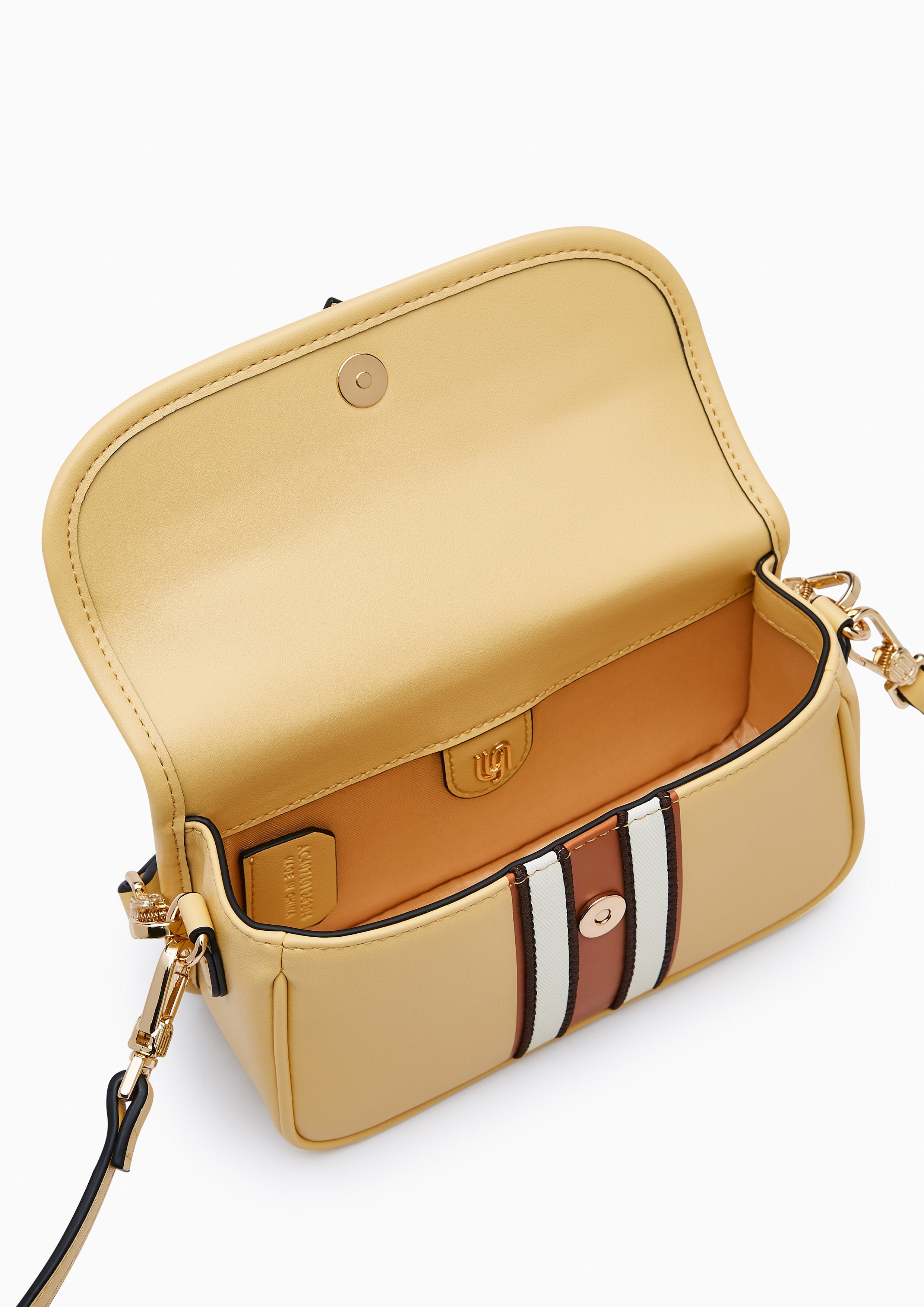 Matty Infinite Mini Crossbody Bag - Yellow