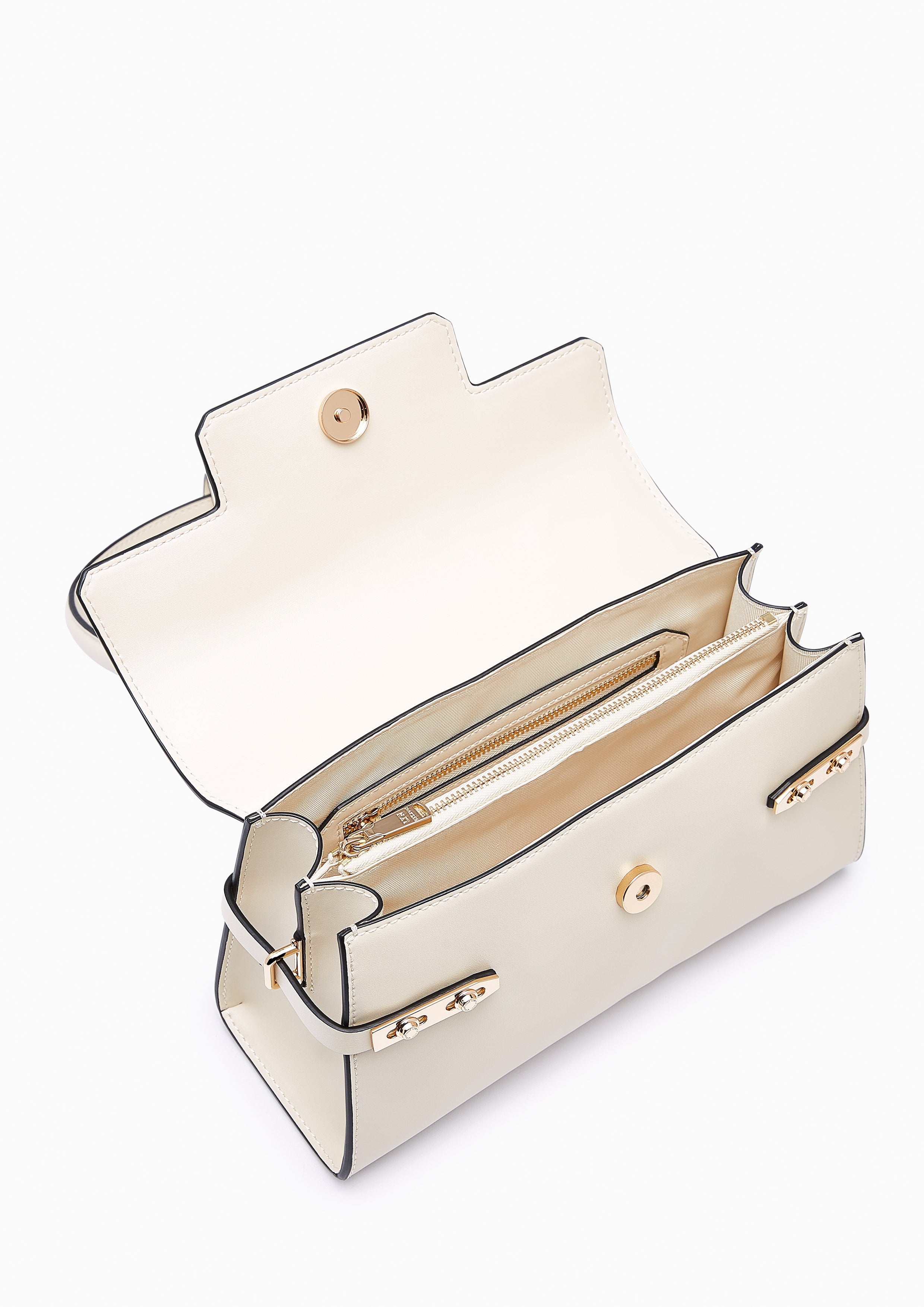 Fineness Revision Top S Handbag - Ivory