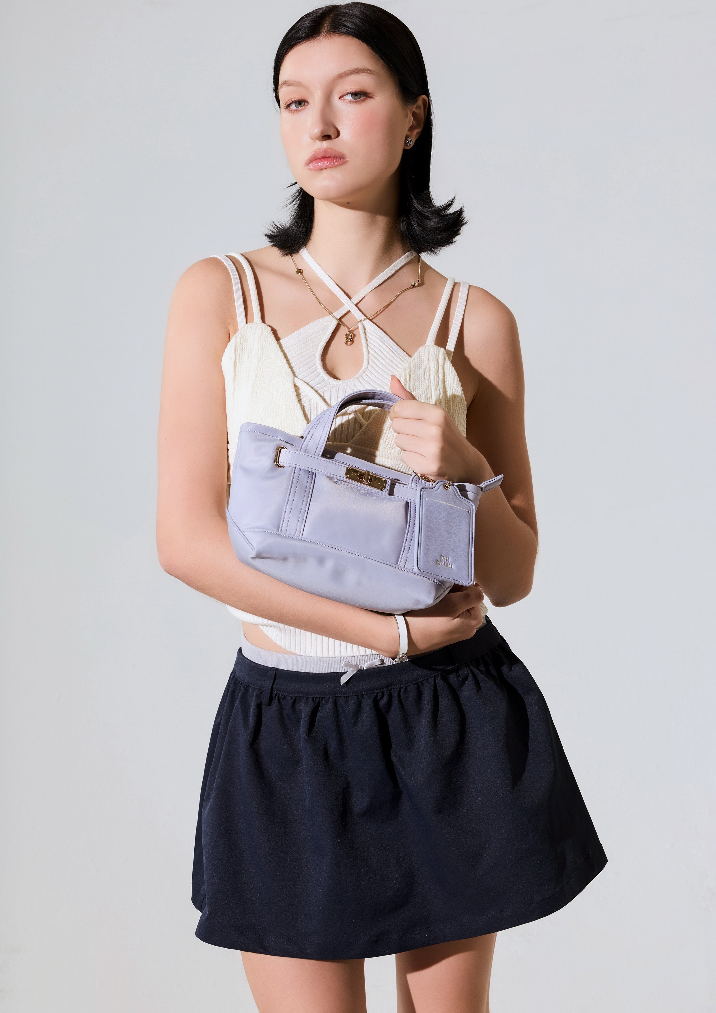 Balenca Crossbody Bag - Light Purple