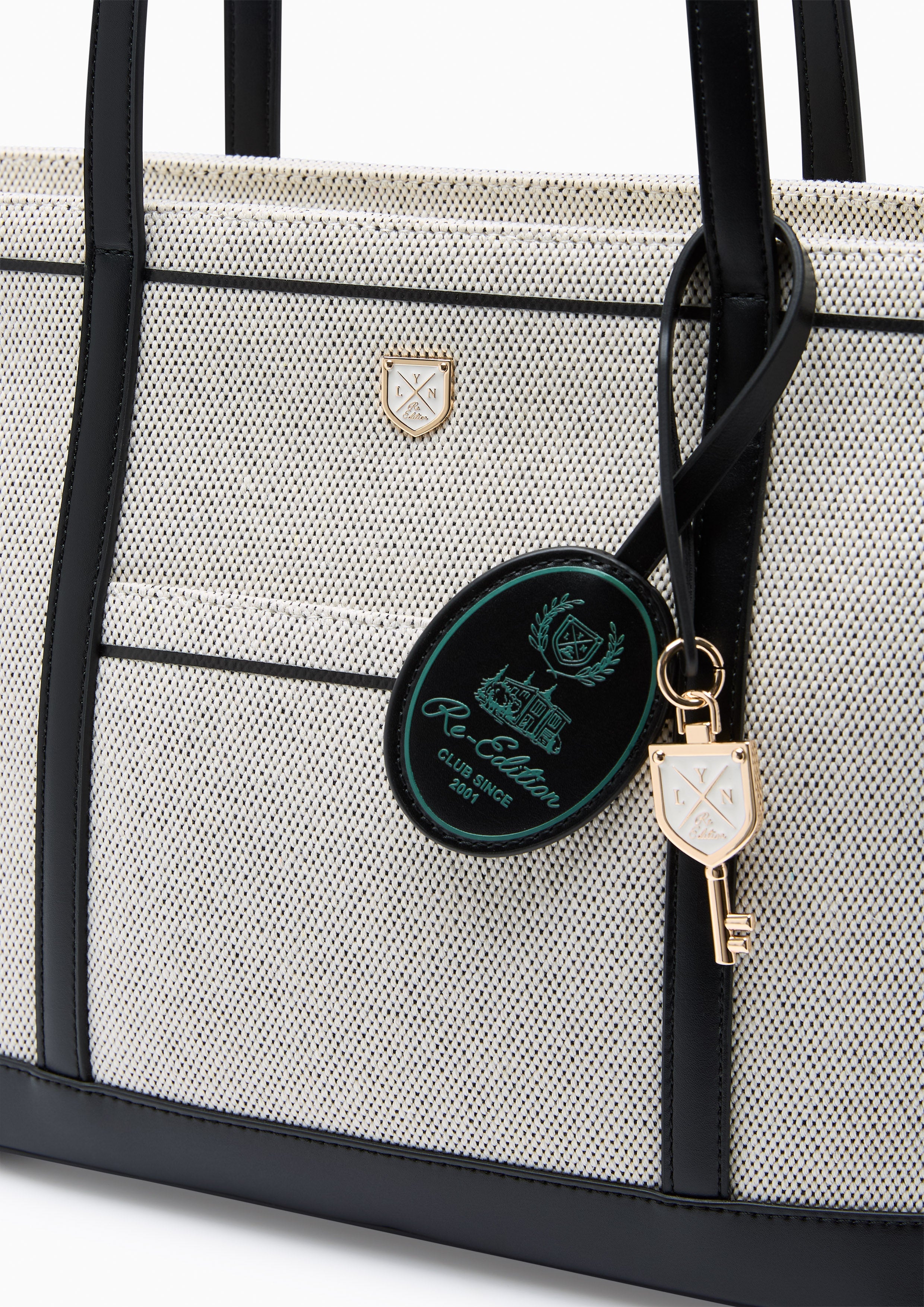 Carina Racquet L Tote Bag - Black