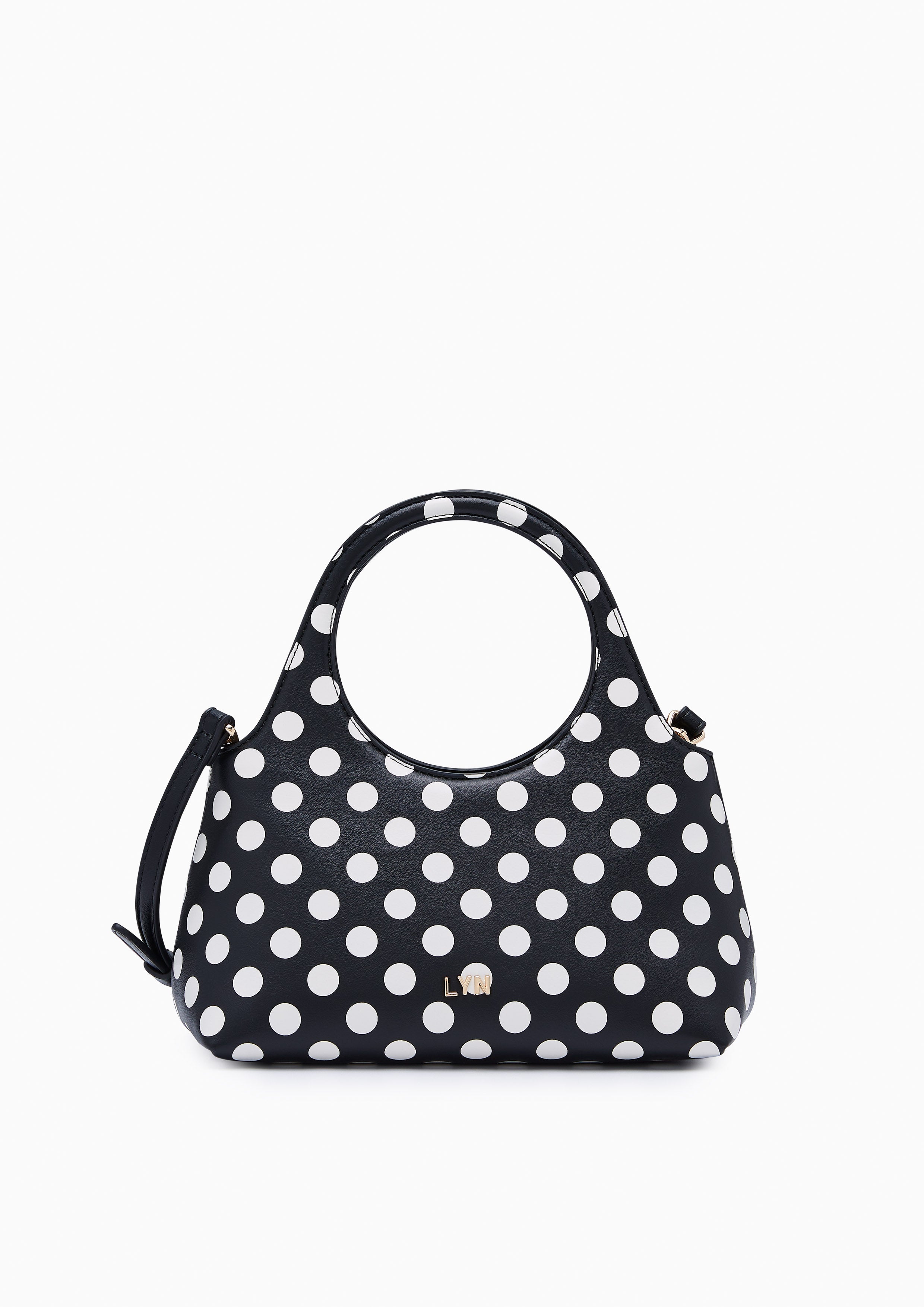 Etarna Top Handle Handbag - Printed Black