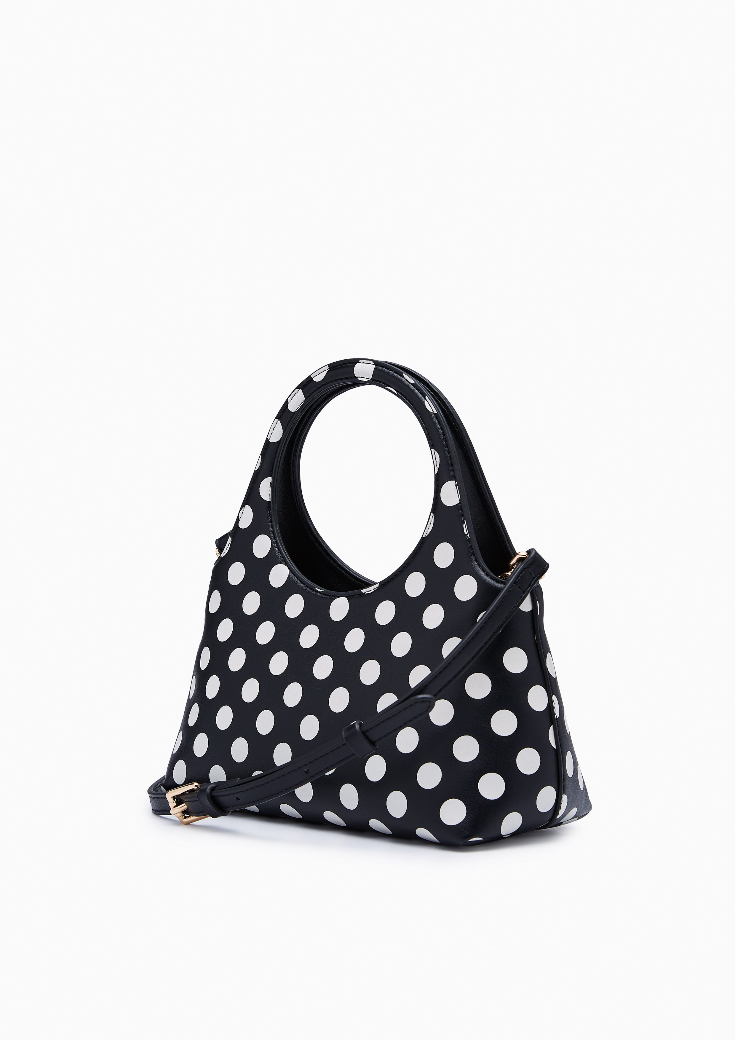 Etarna Top Handle Handbag - Printed Black