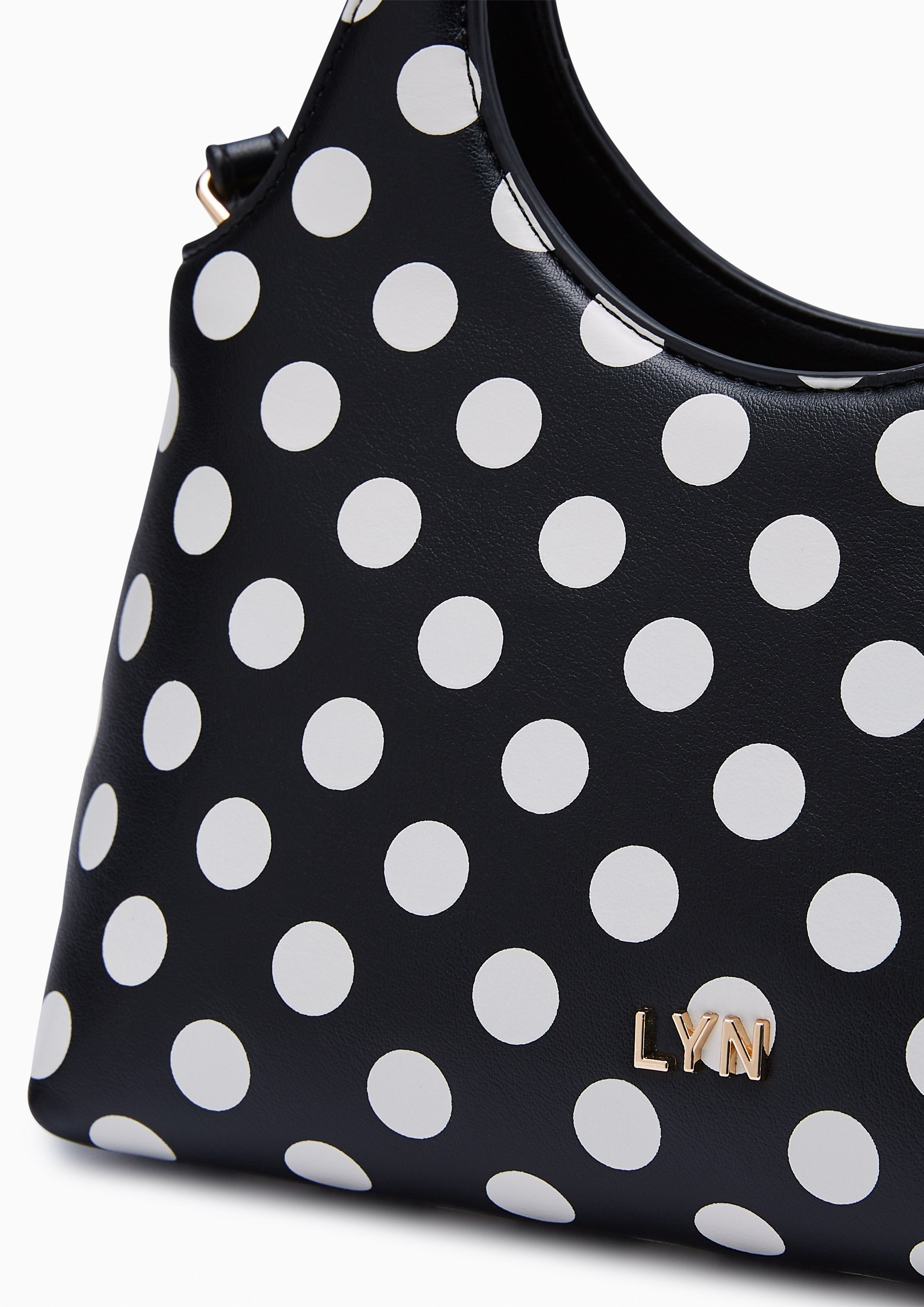Etarna Top Handle Handbag - Printed Black