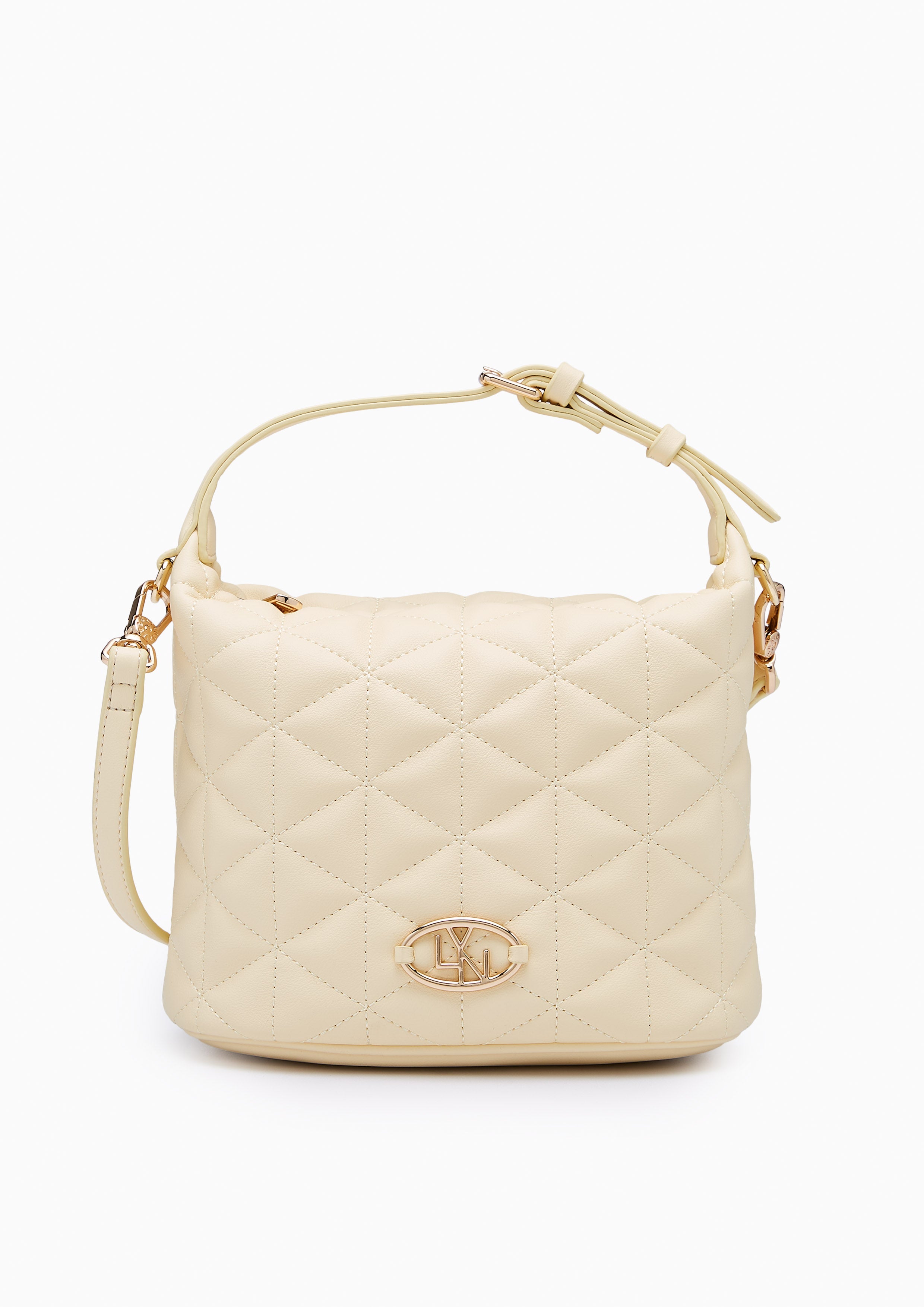 Brijit Top Handle S Handbag - Light Yellow