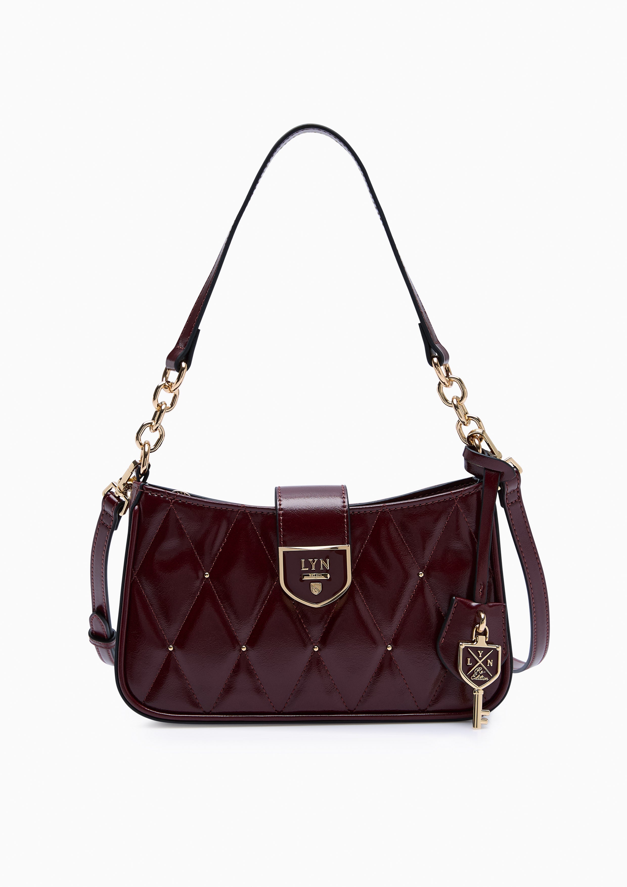 Hera Athella S Shoulder Bag - Dark Red
