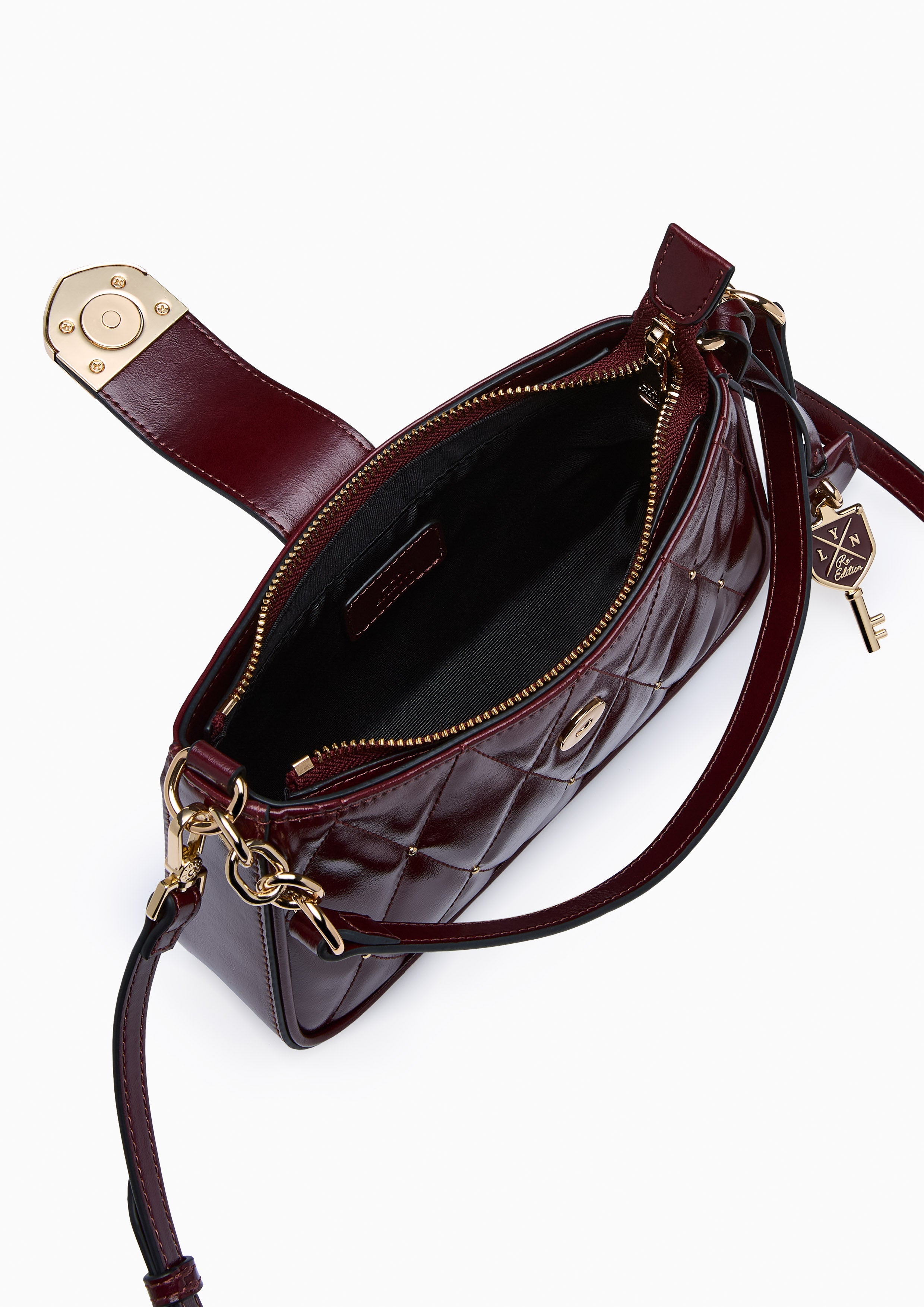 Hera Athella S Shoulder Bag - Dark Red