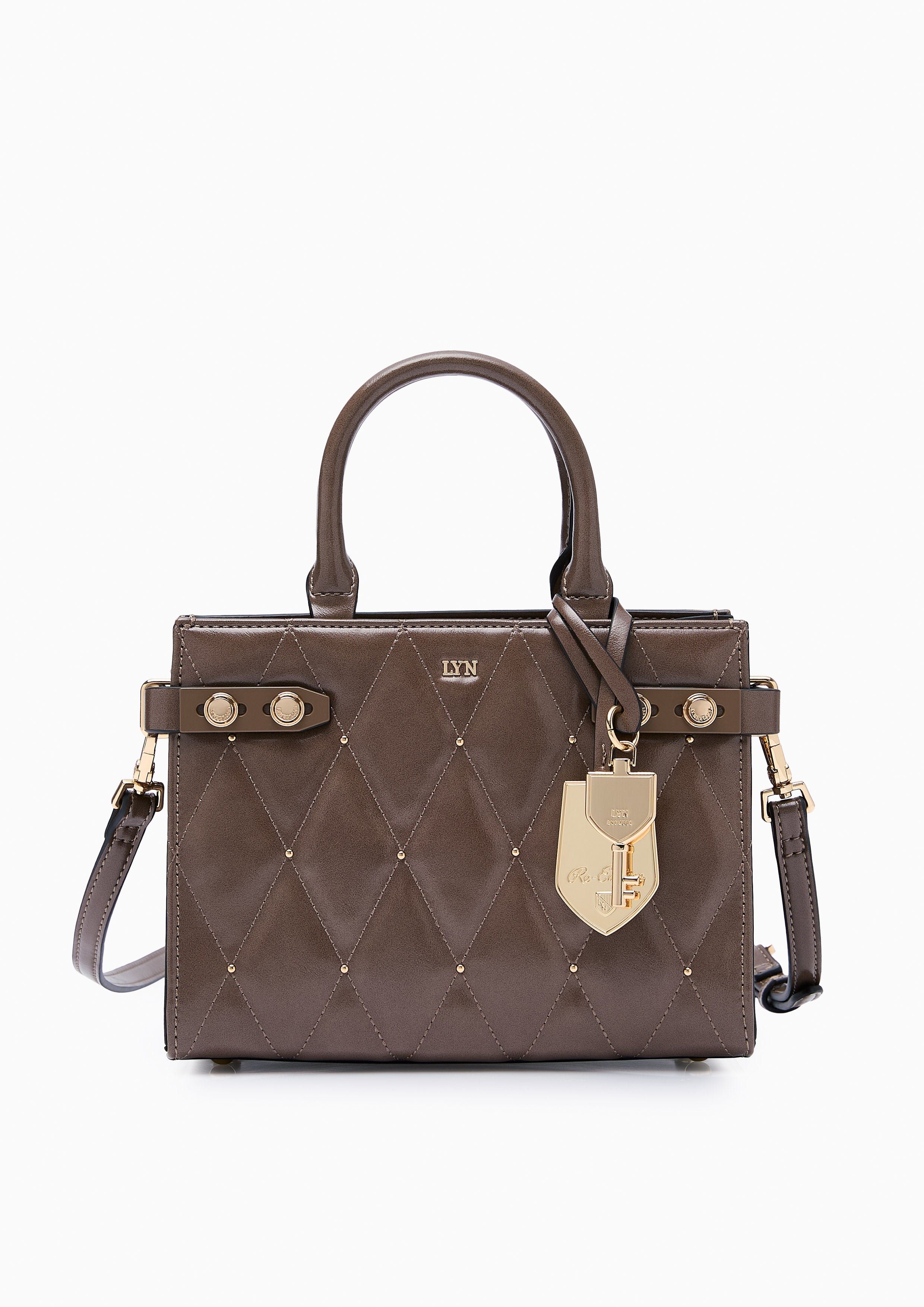 Hera Fineness Top Handle S Heels - Brown