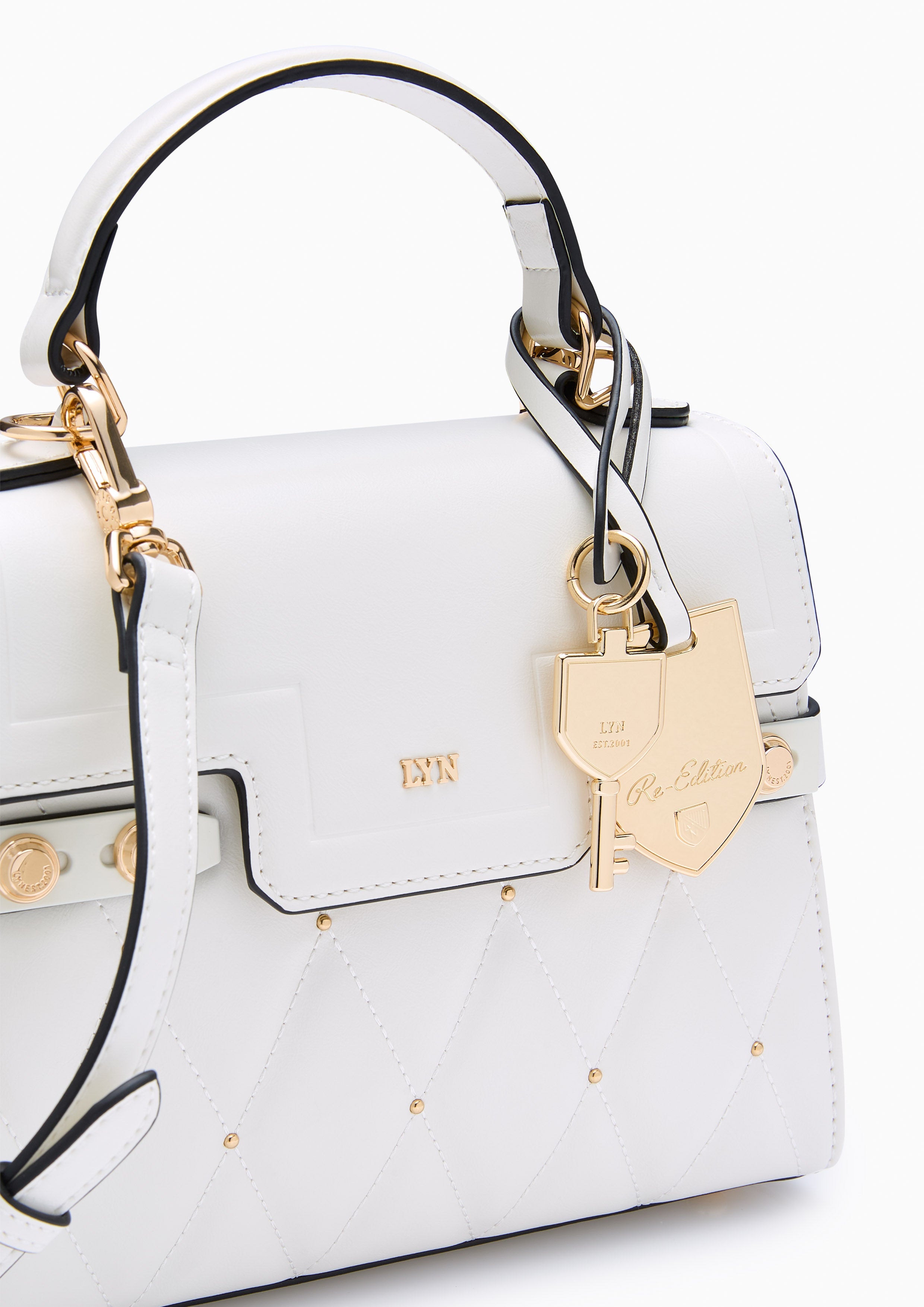 Hera Fineness Flap S Crossbody Bag - Off-White