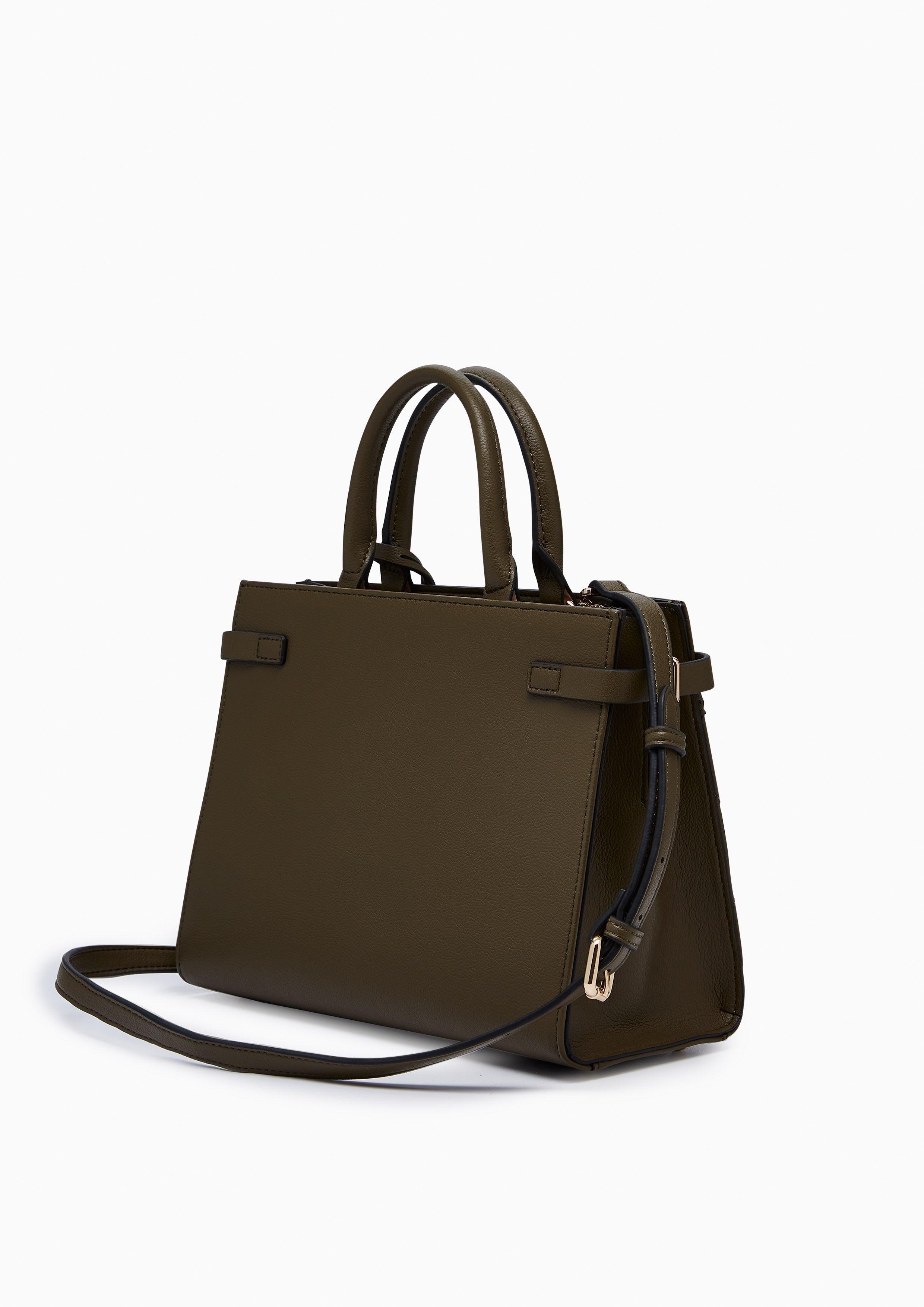 Hera Fineness Top Handle M Handbag - Dark Green