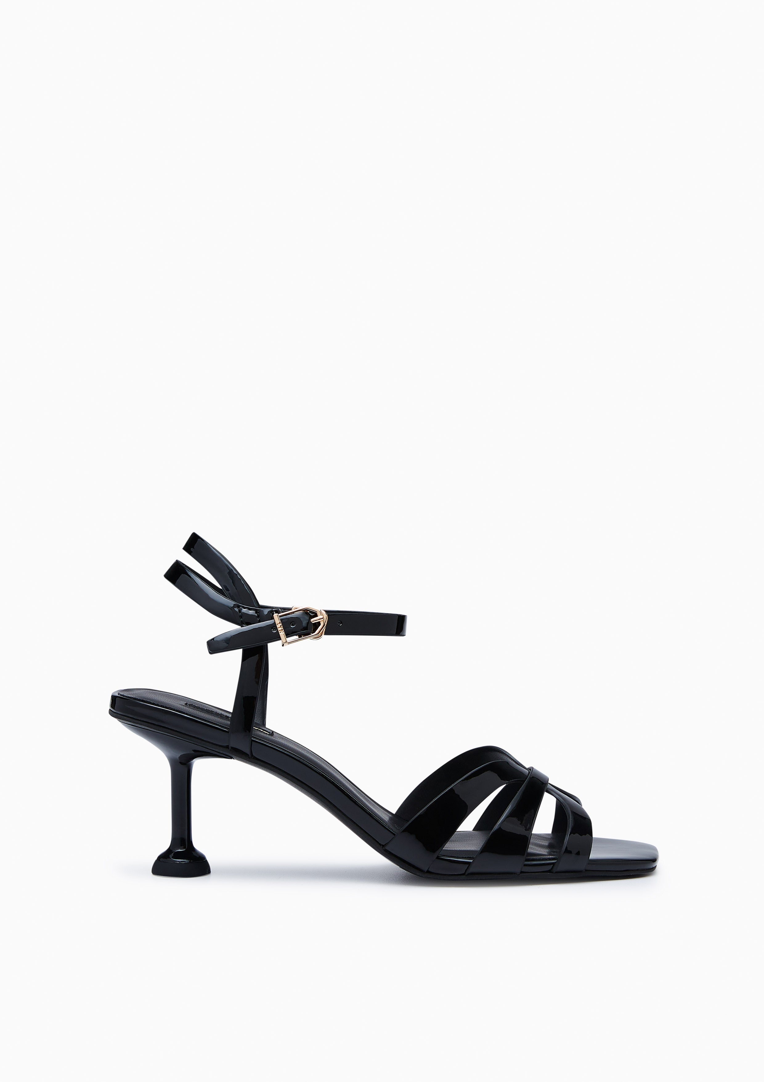 Sabell Mid Flats And Sandals - Black