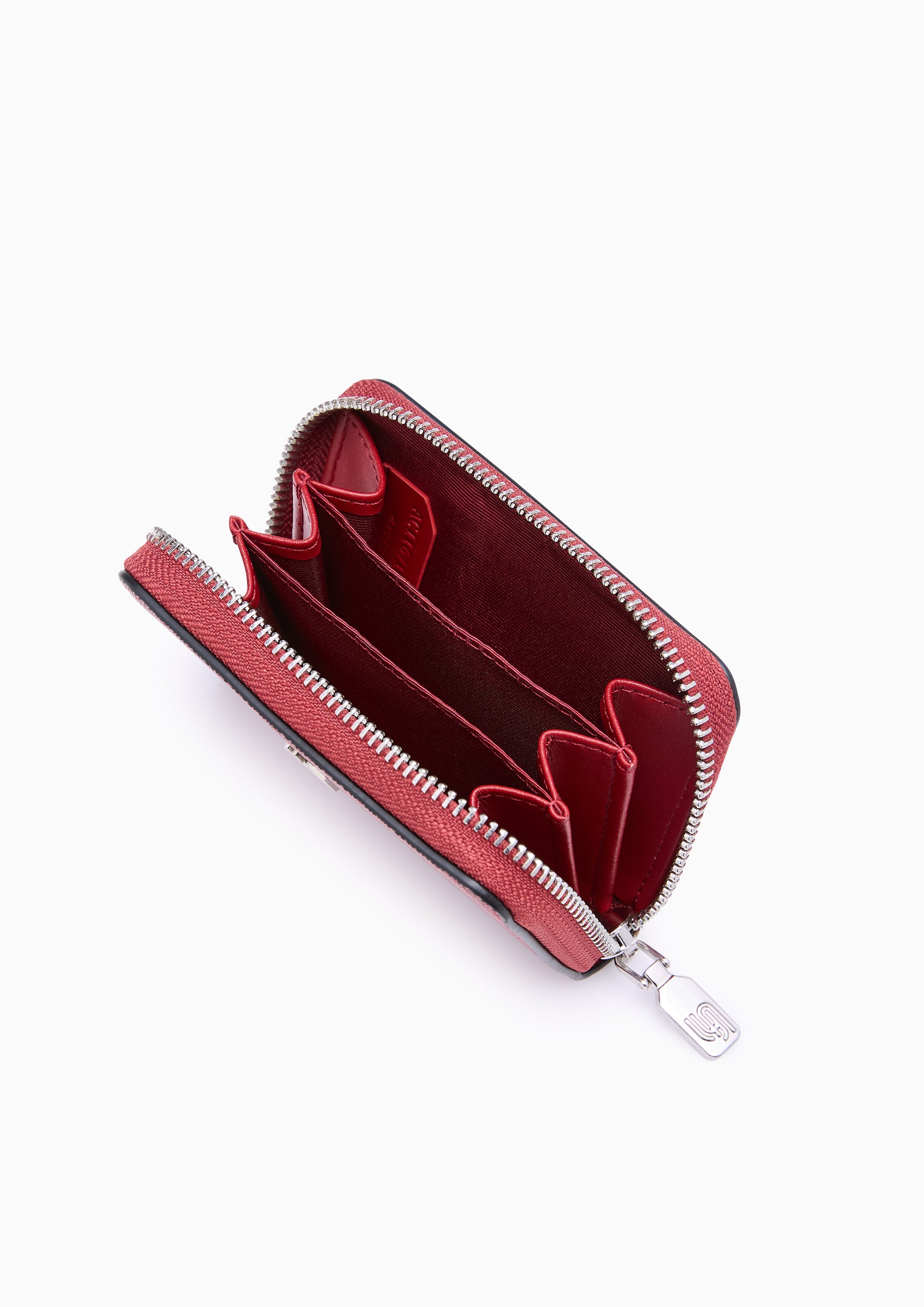 Cleona Infinite Zip Short Wallet - Red