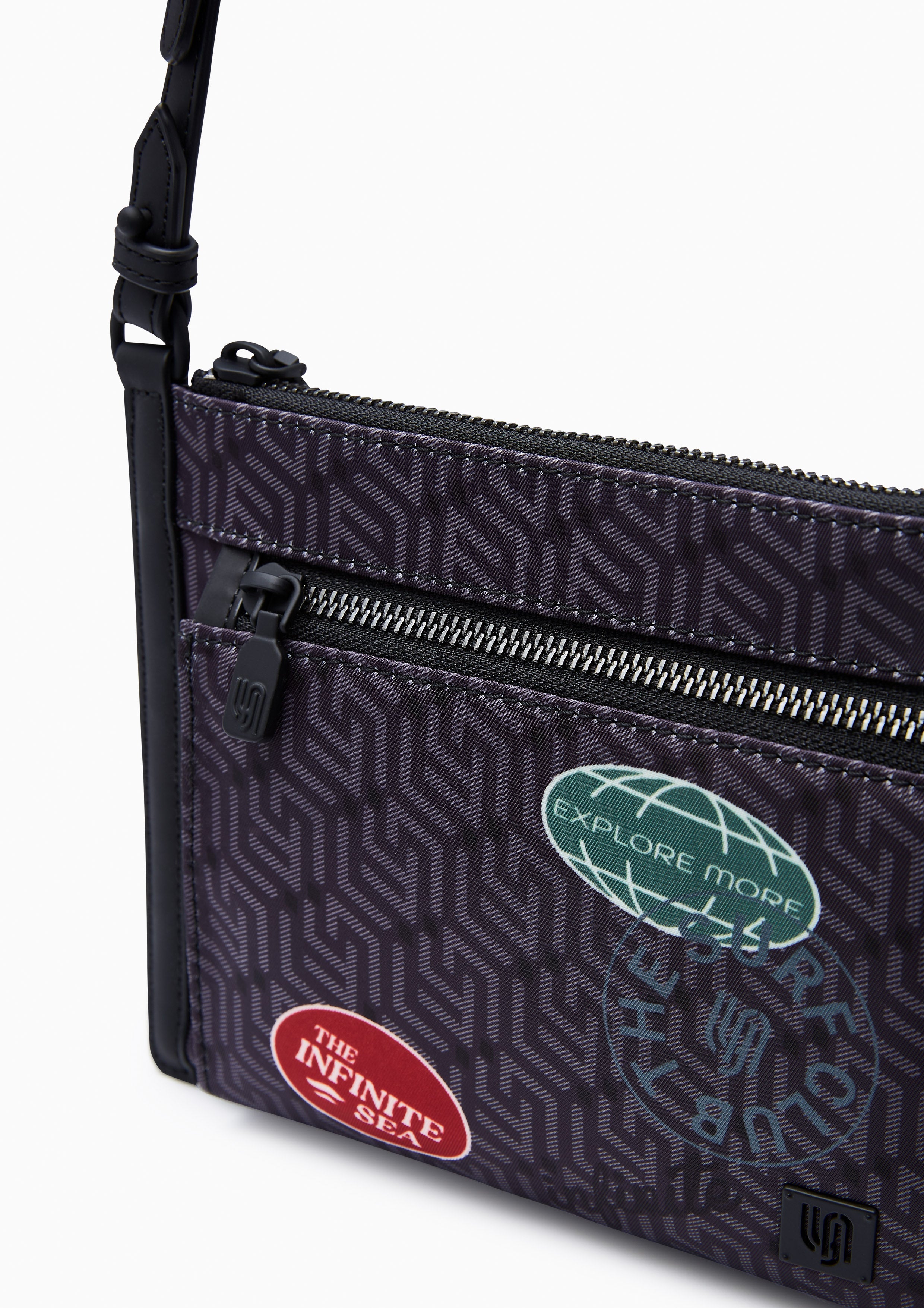 Breeze Infinite Pouch Wallet - Printed Black