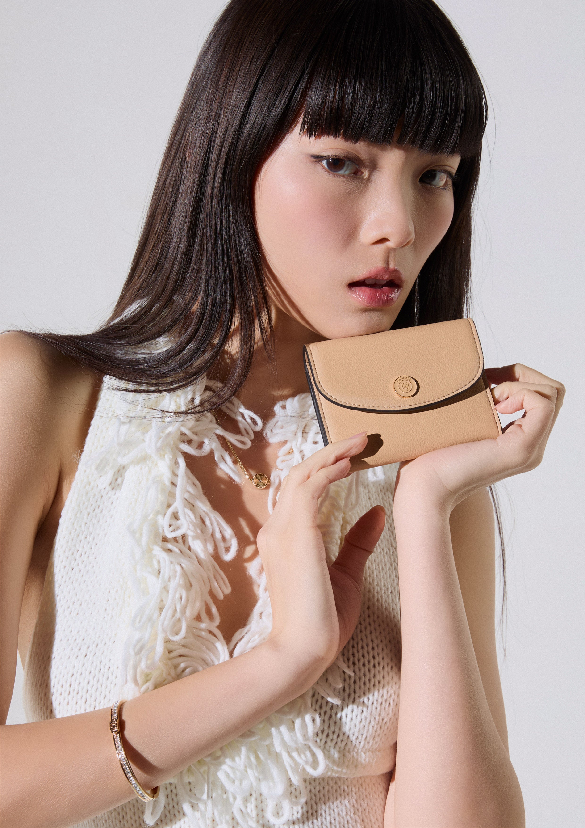 Perona Infinite Wallet - Light Beige