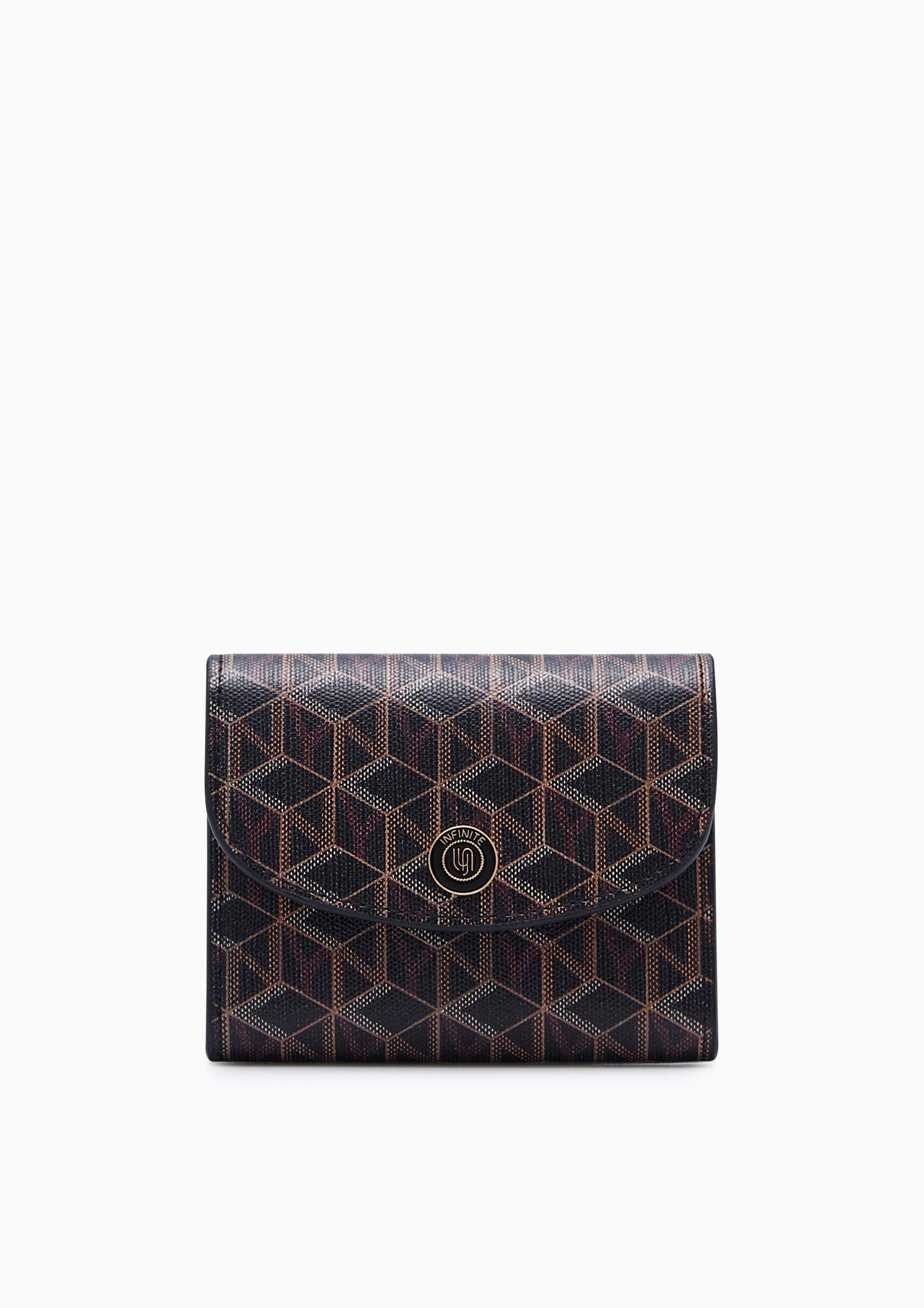 Perona Infinite Wallet - Printed Black